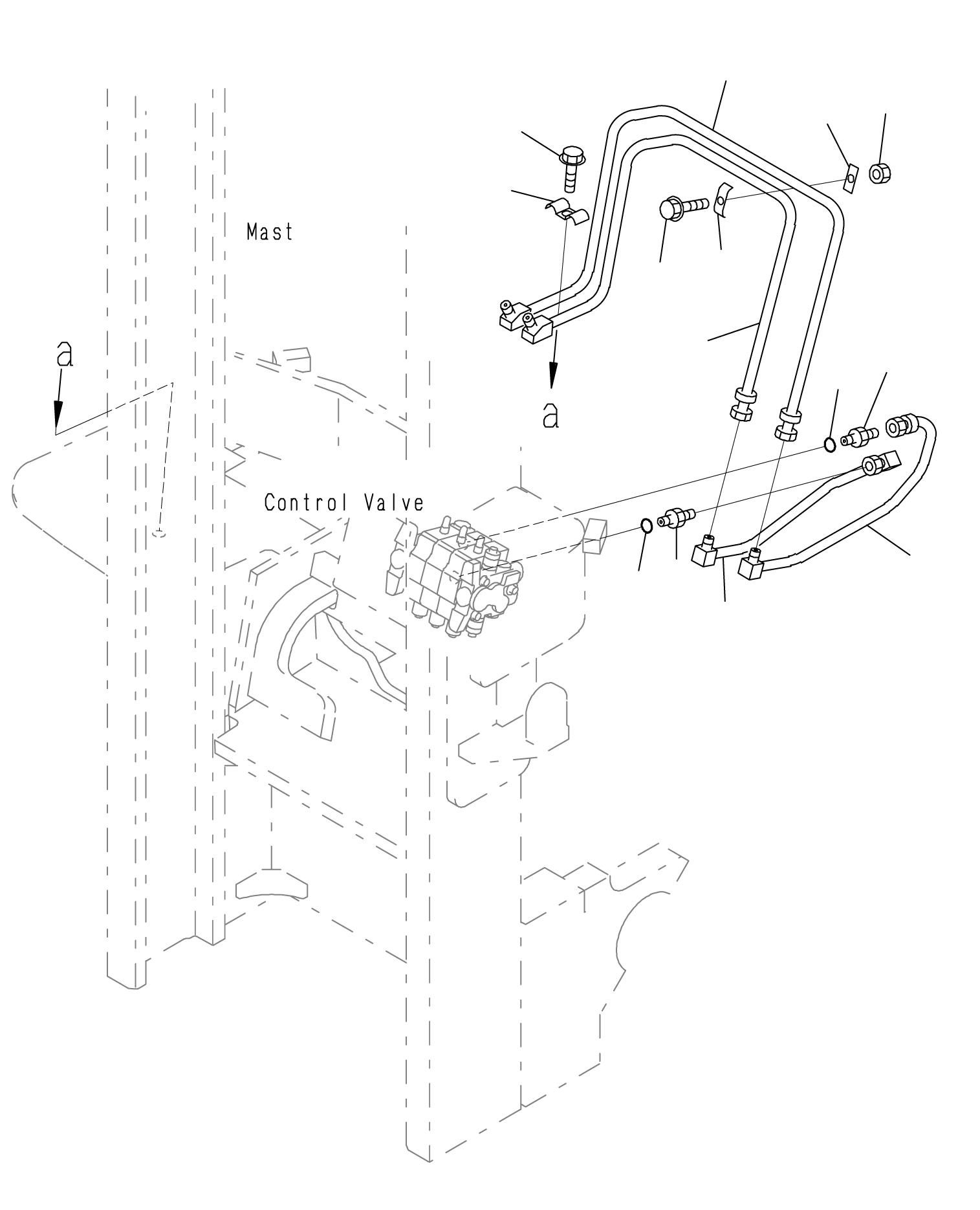 PIPE (6.0 - 7.0 TON) 3FD-68-26510UA KOMATSU