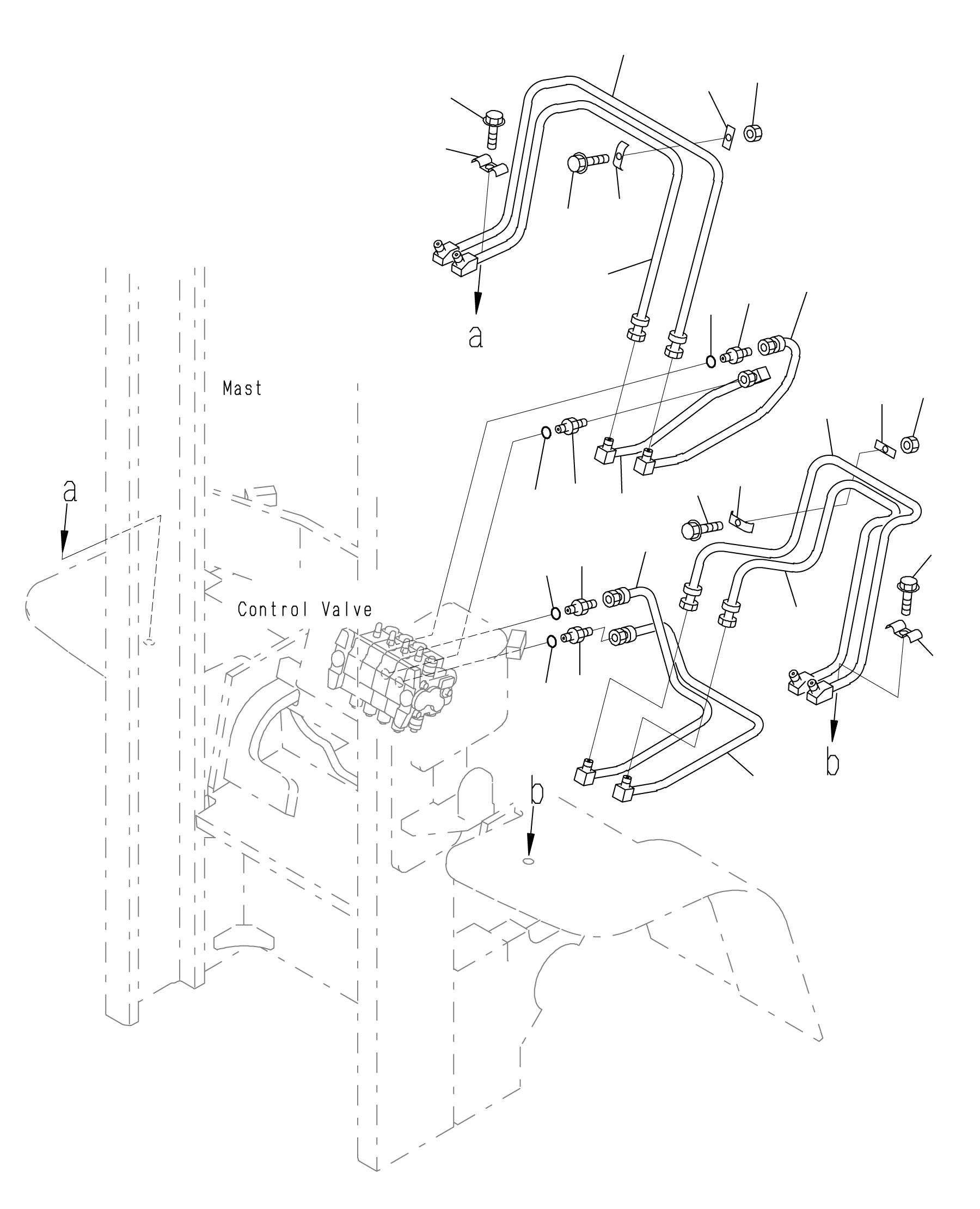 PIPE (6.0 - 7.0 TON) 3FD-68-24310UA KOMATSU