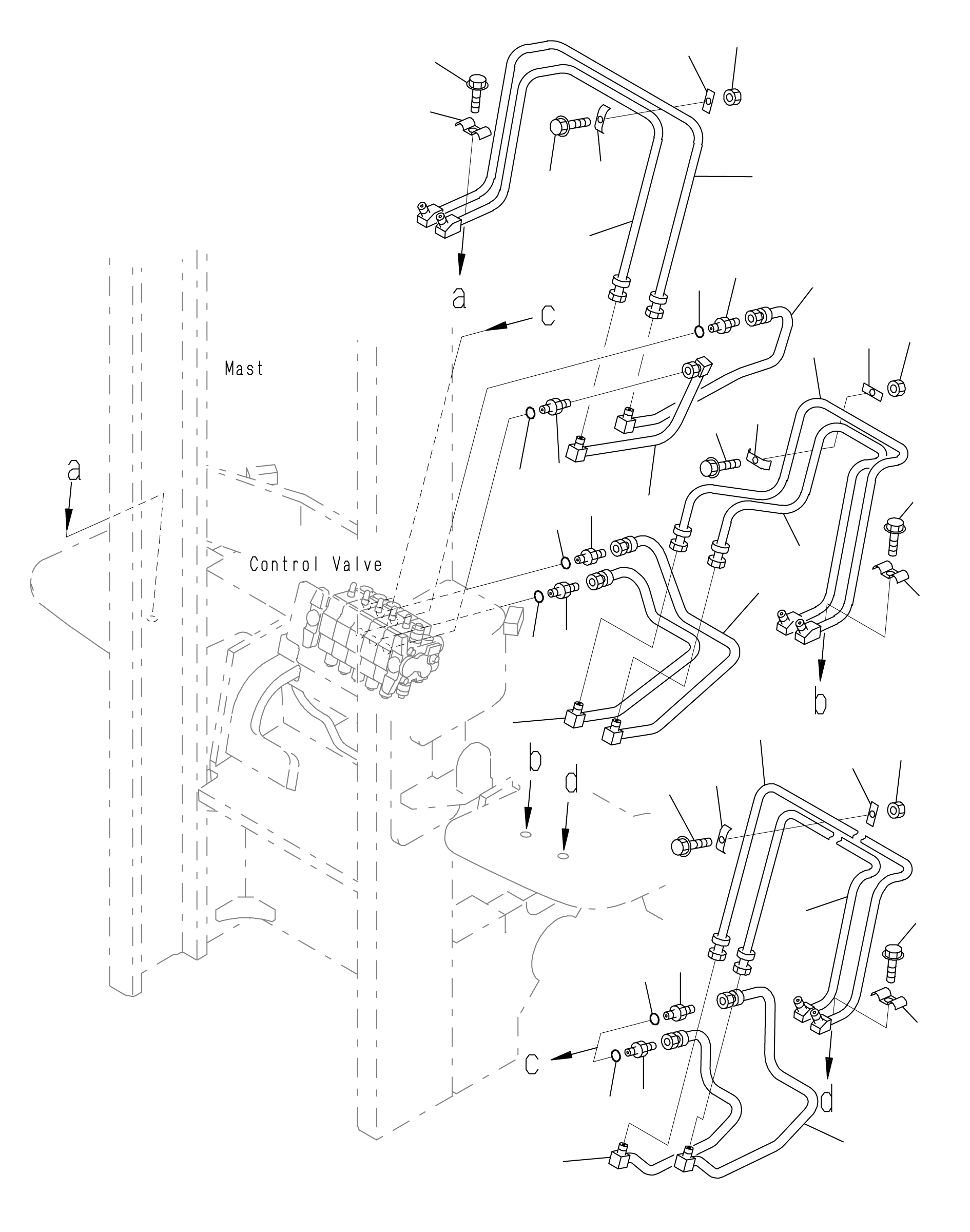 PIPE (8.0 TON) 3FD-68-25440UA KOMATSU