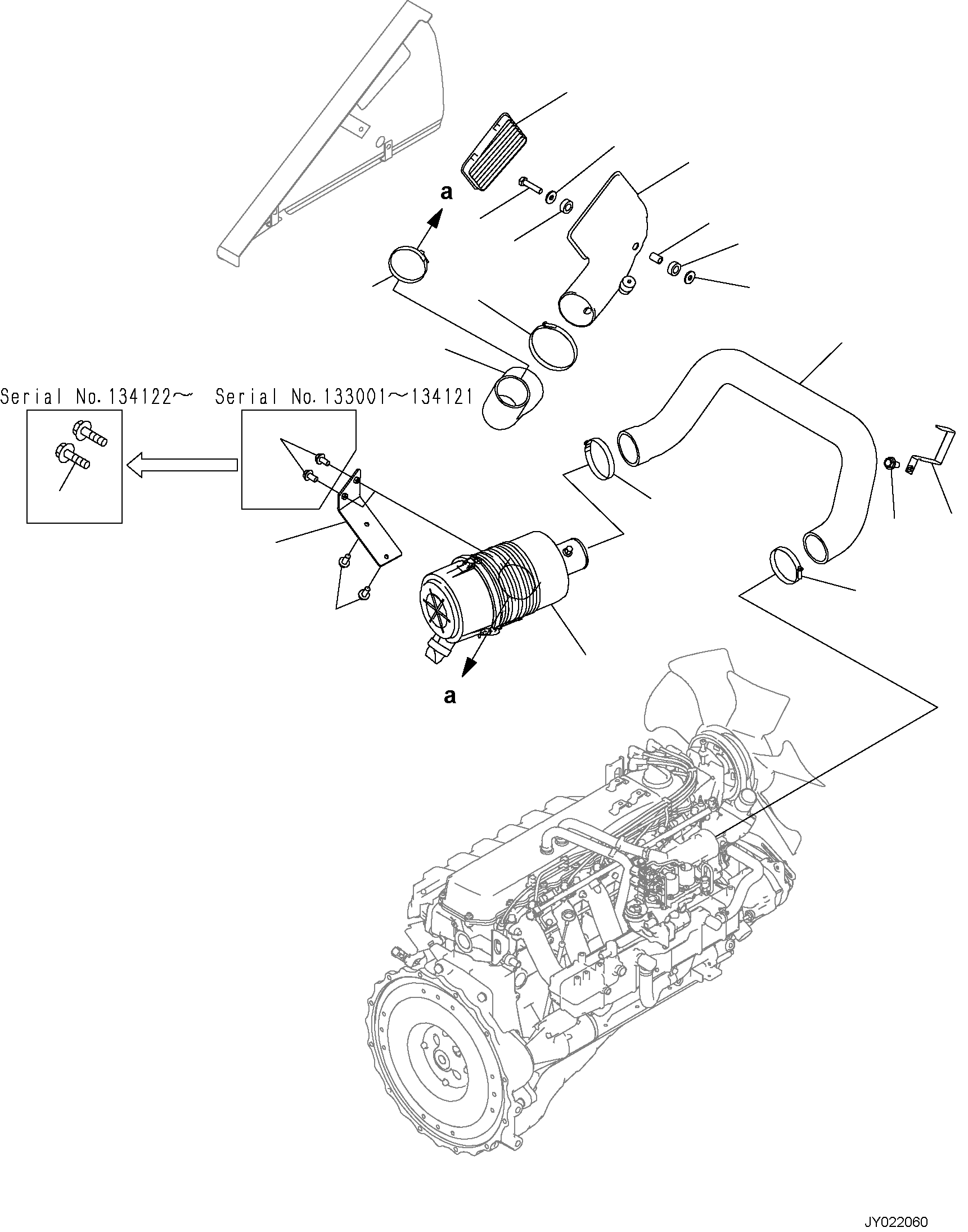 ELEMENT ASSY, OUTER 3EC-01-55110 KOMATSU