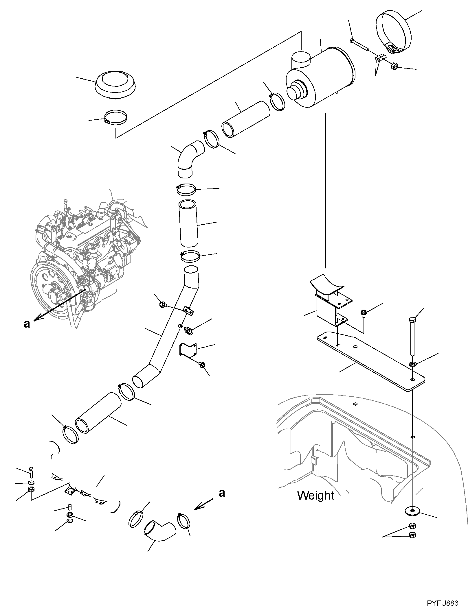 CAP ASSY 3EE-02-22630 KOMATSU