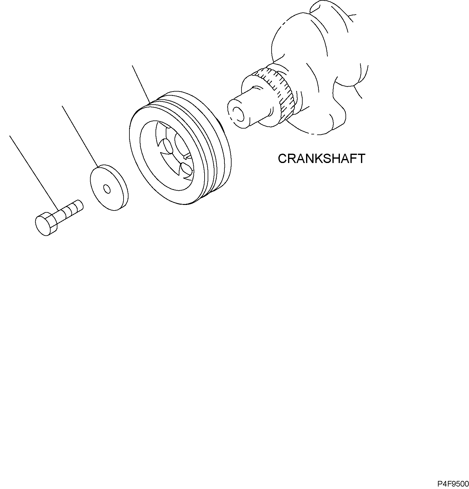 PULLEY, NON HARDENING 6204-33-1510 KOMATSU