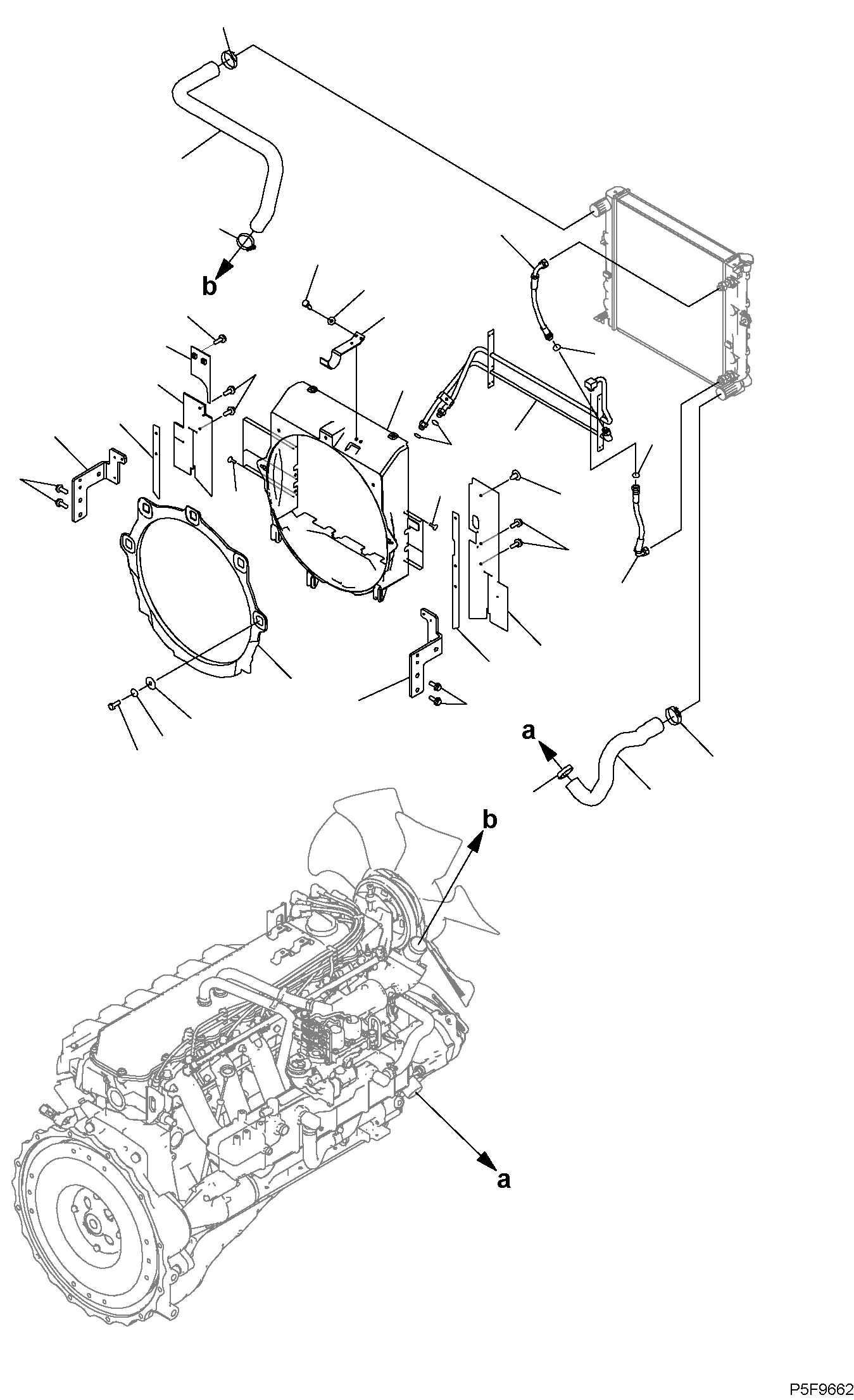 Кожух вентилятора 3EC-04-51880 KOMATSU