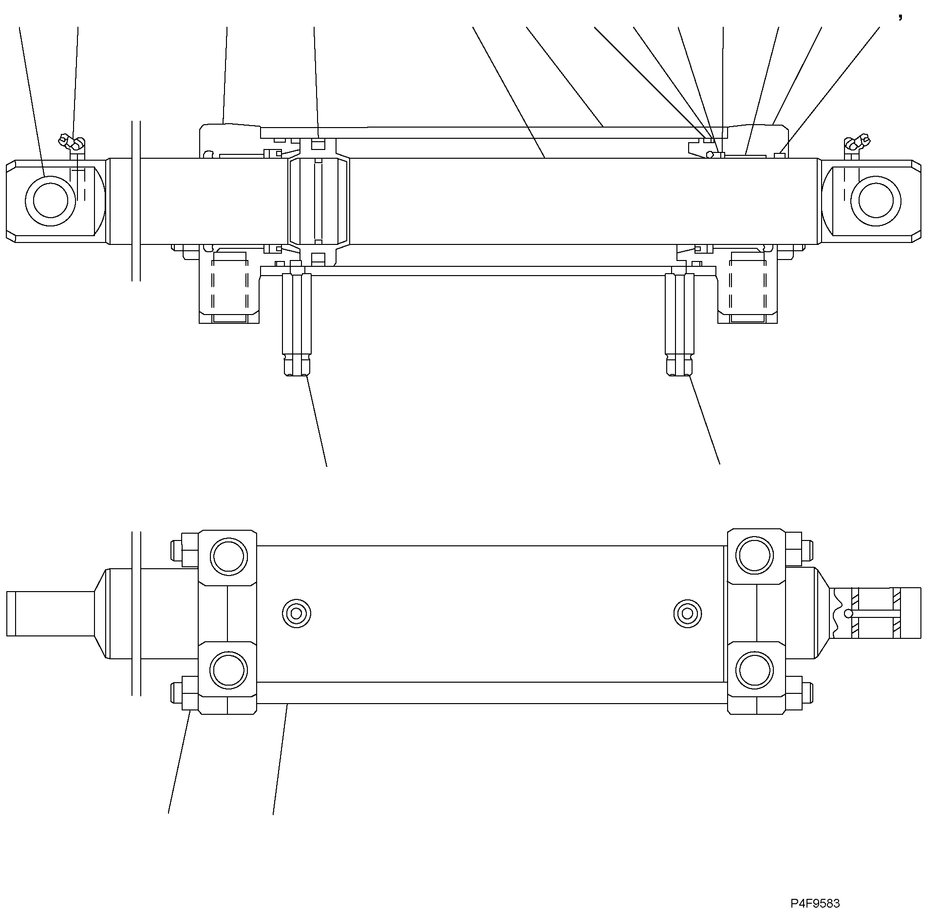 CYLINDER ASSY 3EC-64-51130 KOMATSU