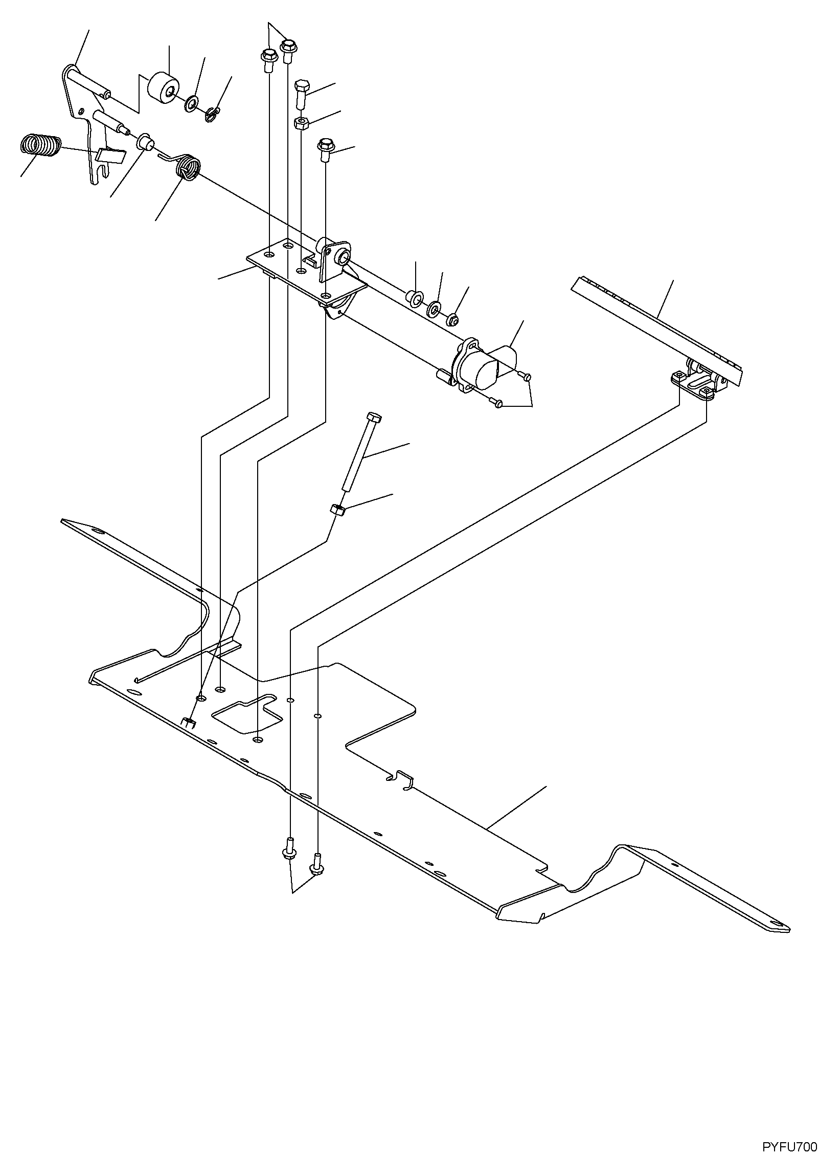 FLOOR PLATE 3EC-37-51150XC KOMATSU