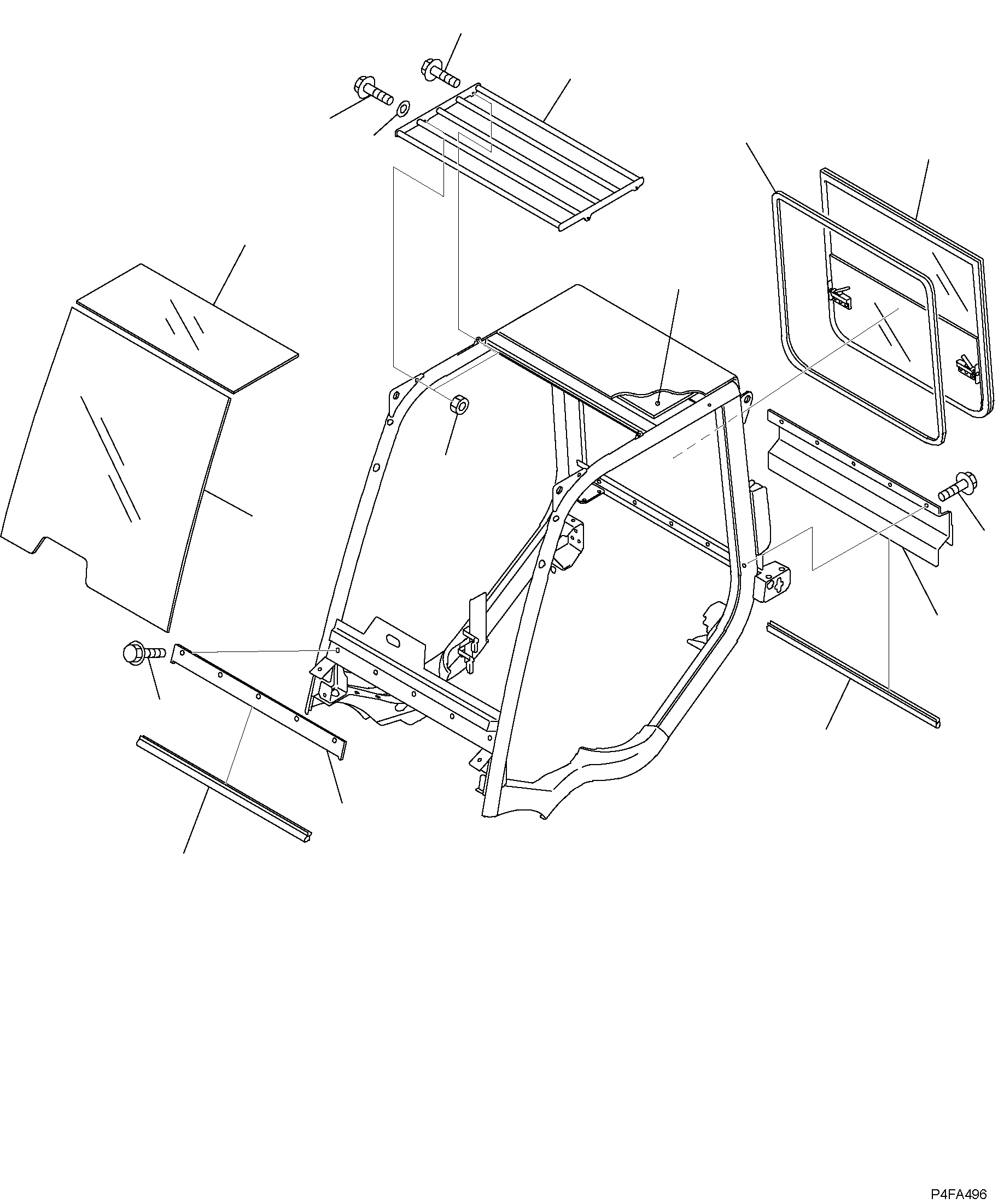 STEEL CAB ASSY (UL SPEC.) 37C-1UB-5010 KOMATSU