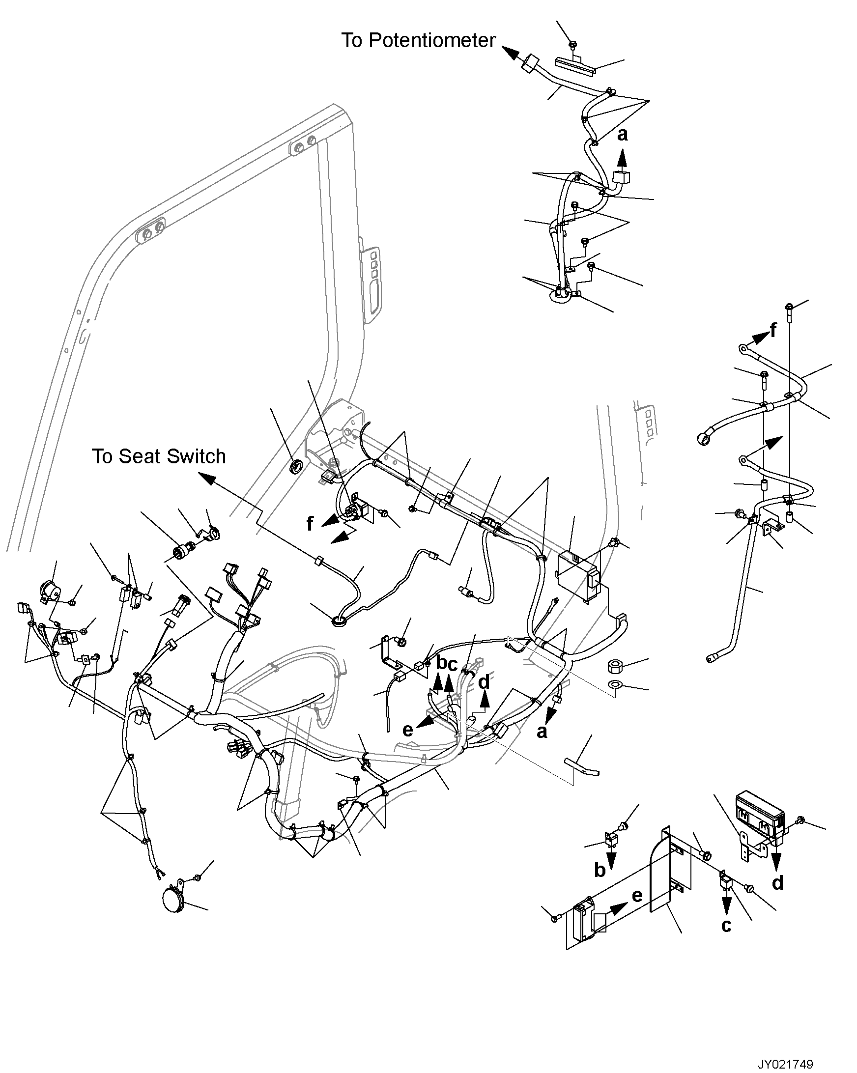 HARNESS, MAIN 3EC-55-53410 KOMATSU