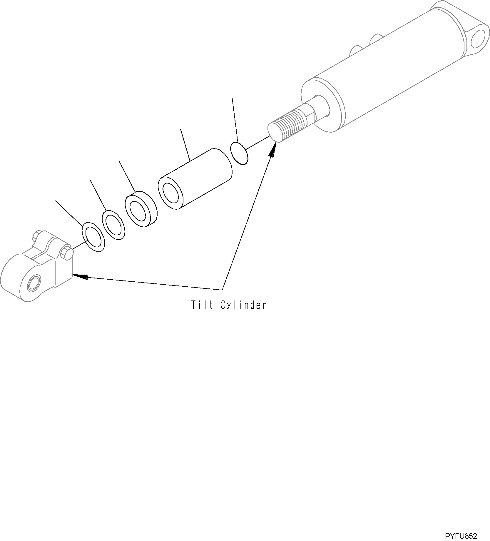 SPACER (8/5) 37C-1AX-3041UE KOMATSU