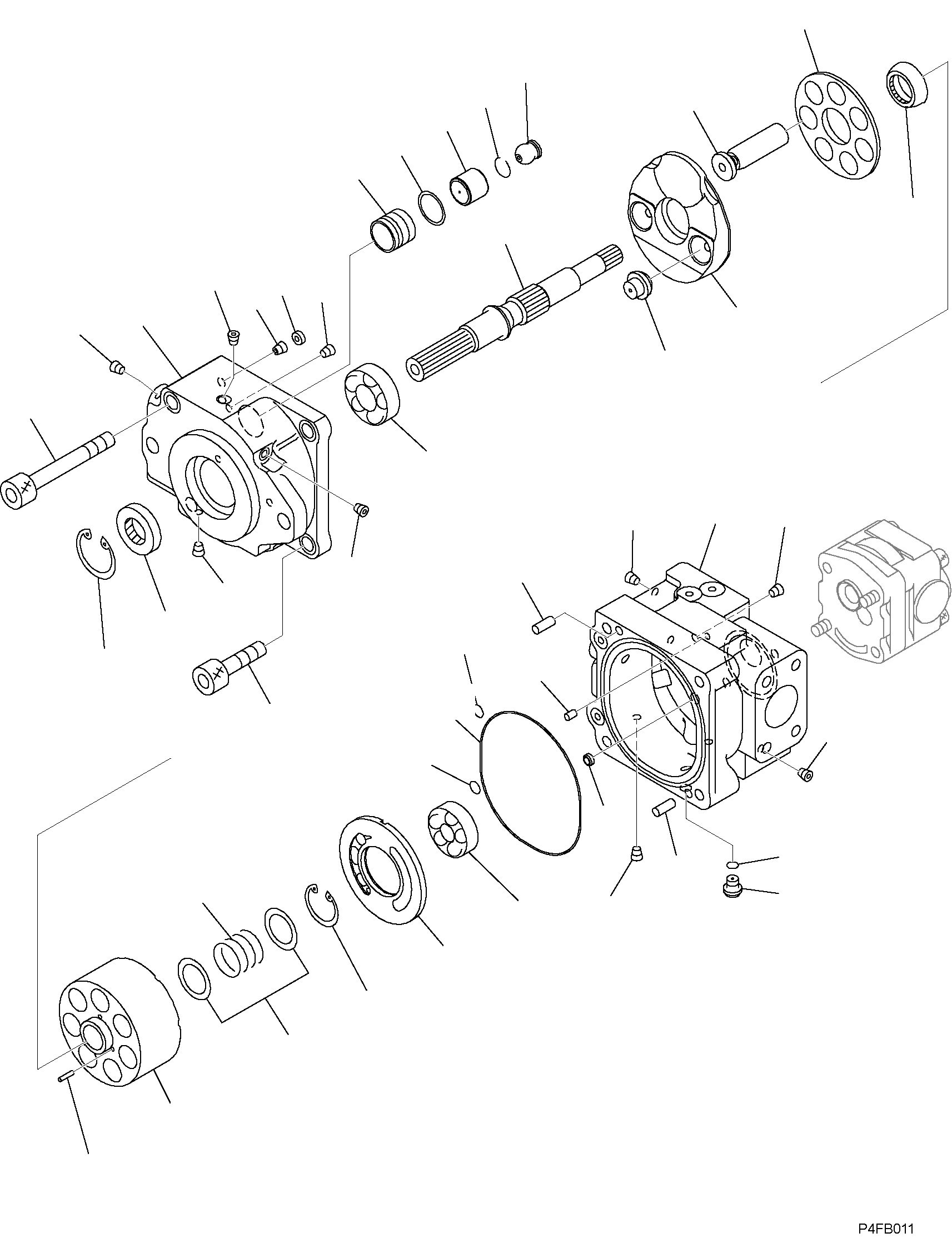 PUMP SUB ASSY 708-1T-01712 KOMATSU