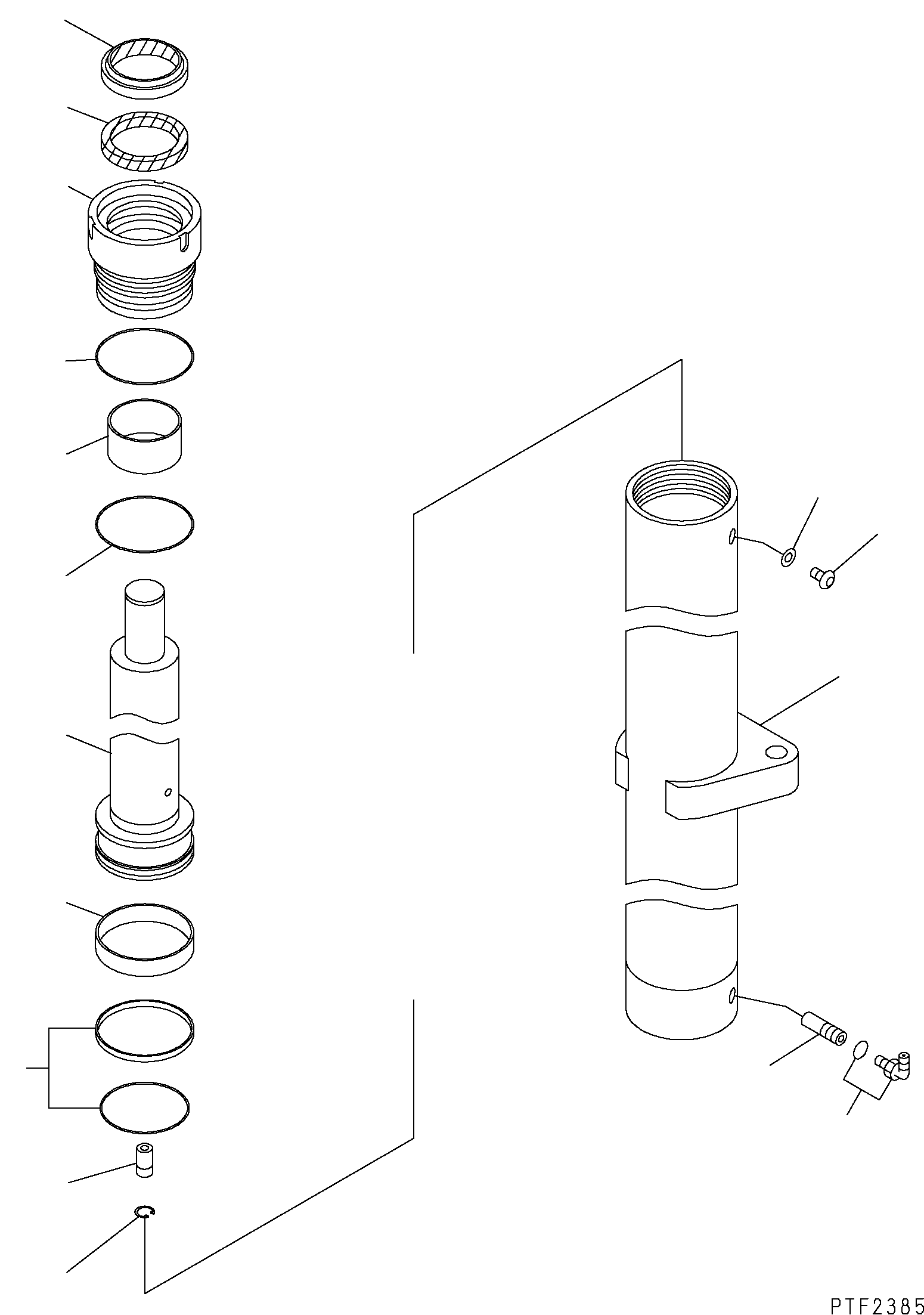 ROD (4.0M MAST) KBB6717-29902 KOMATSU
