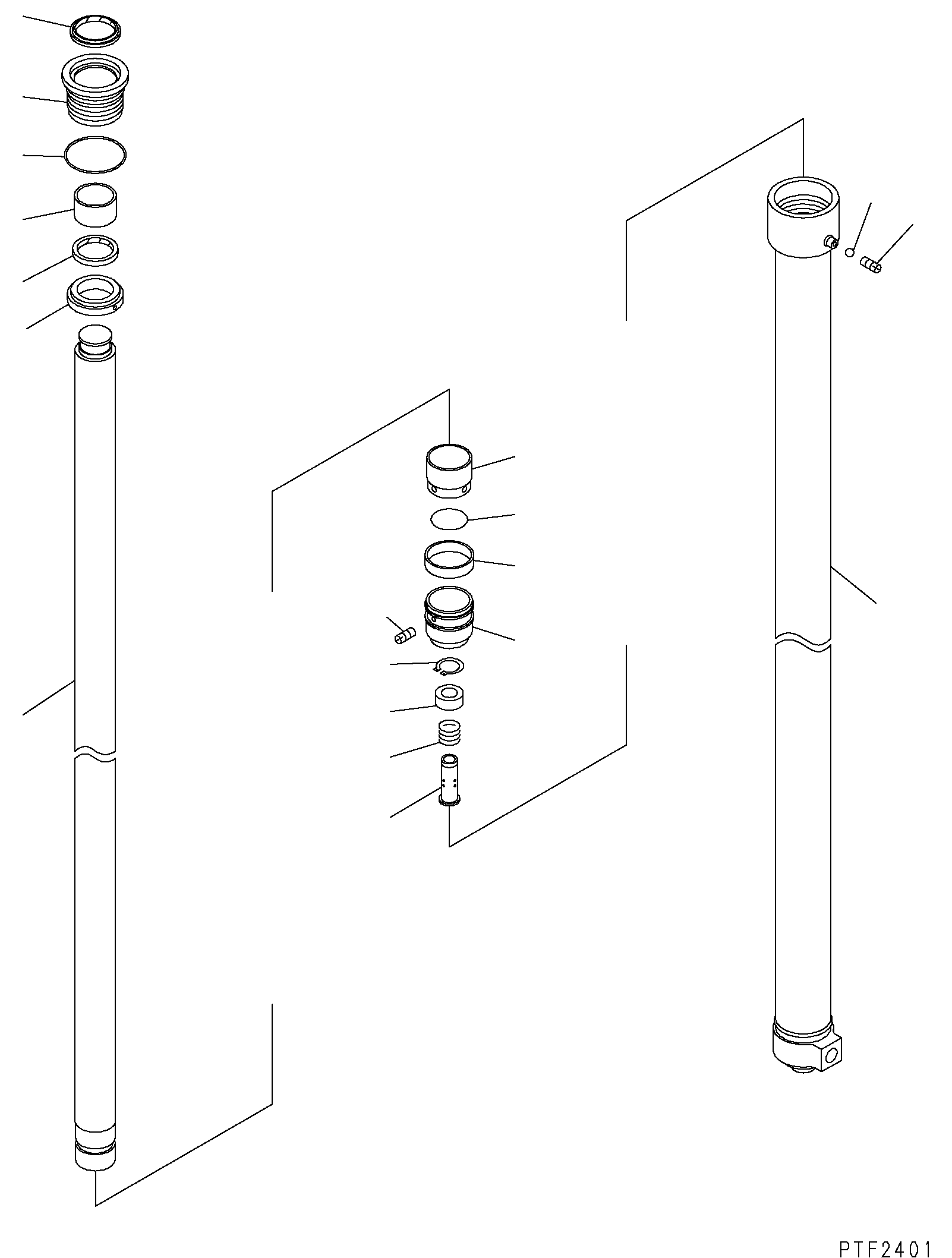 ROD (4.0M MAST) KBB6716-18702 KOMATSU