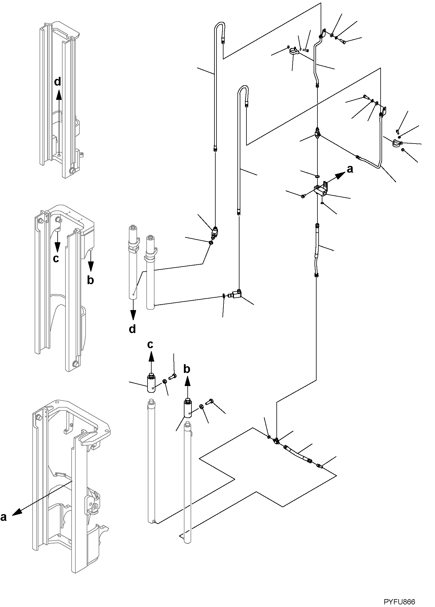 TUBE, L.H. (4.0M) 37C-TKZ-5110SG KOMATSU