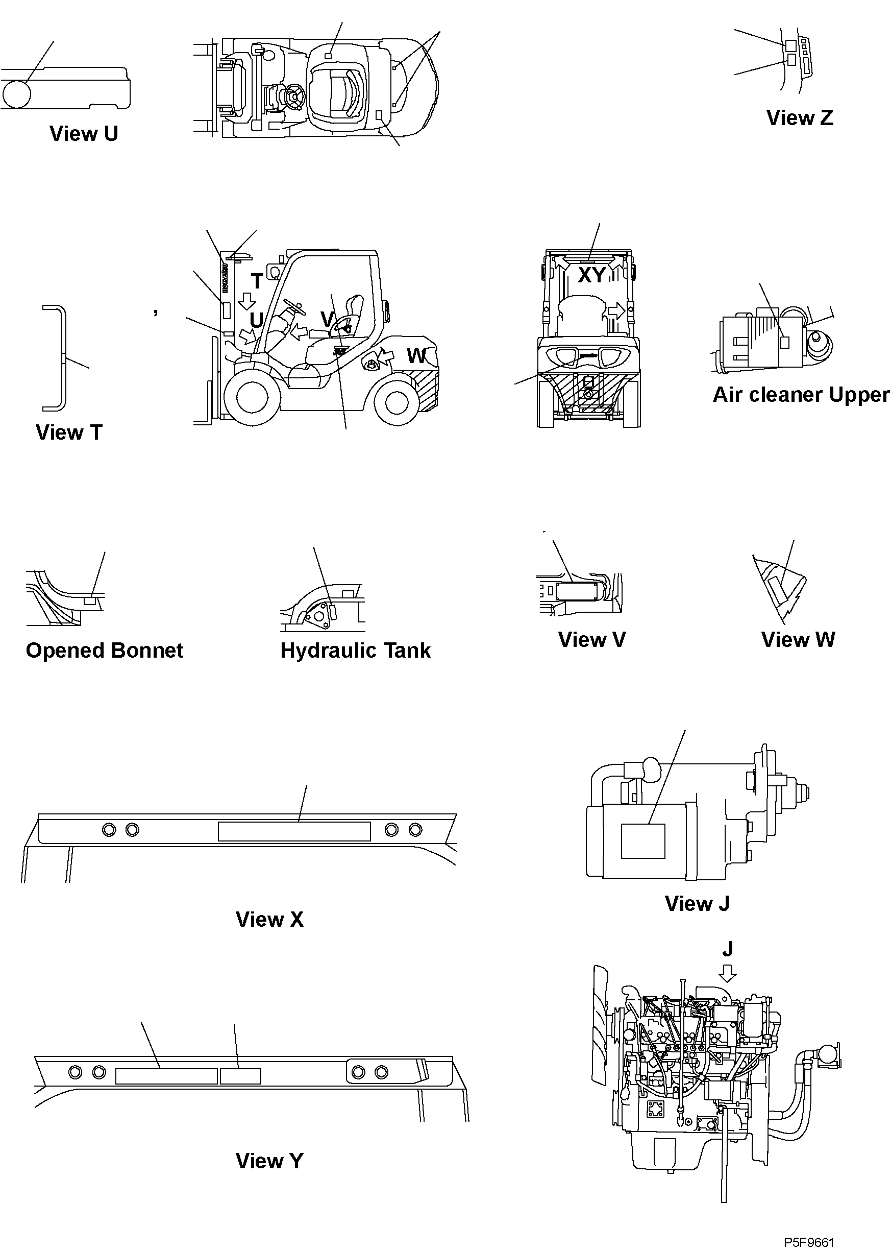 PLATE, NAME (GASOLINE ENGINE) 37B-1QA-3040 KOMATSU