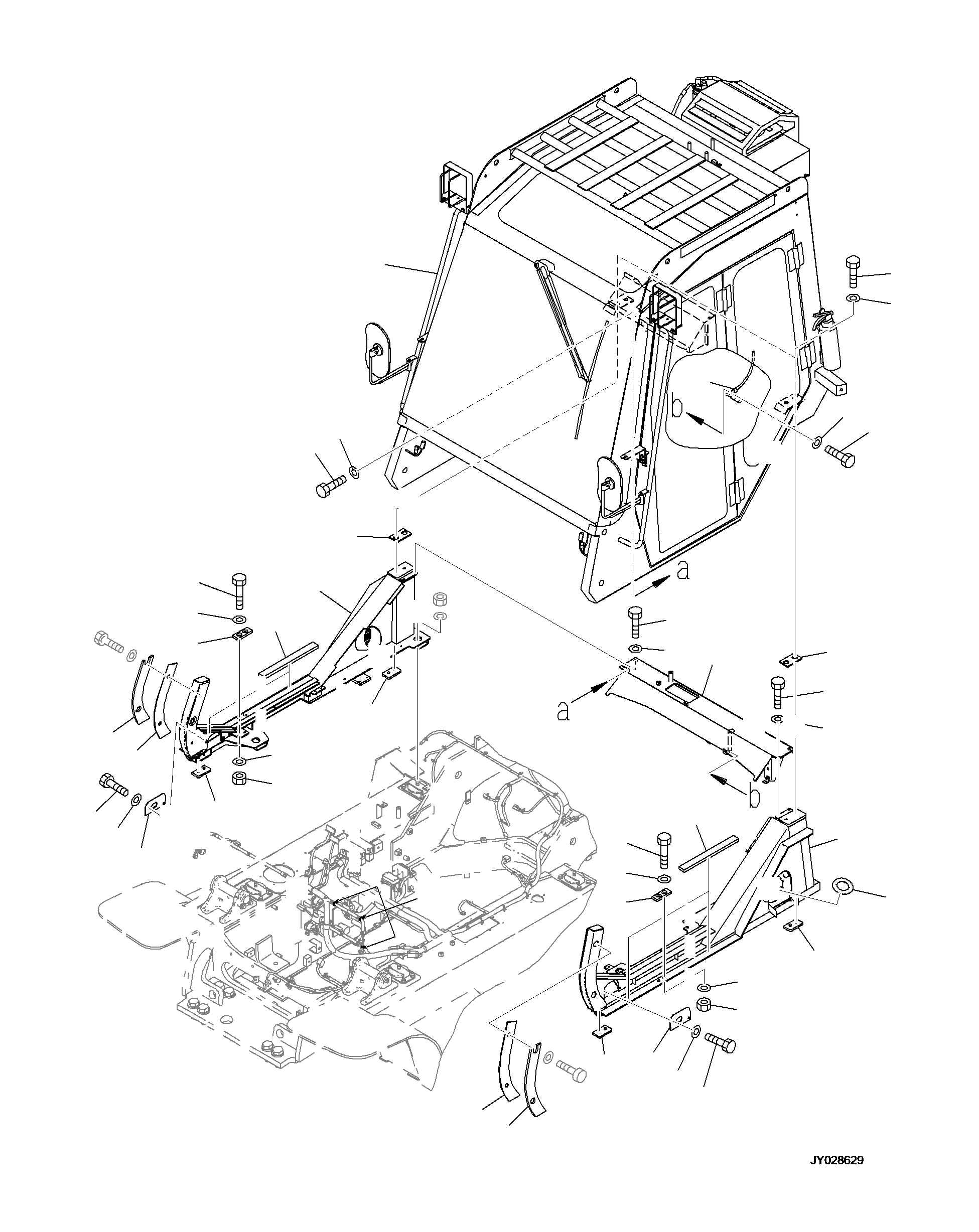 STEEL CAB ASSY 37D-5AC-3013 KOMATSU