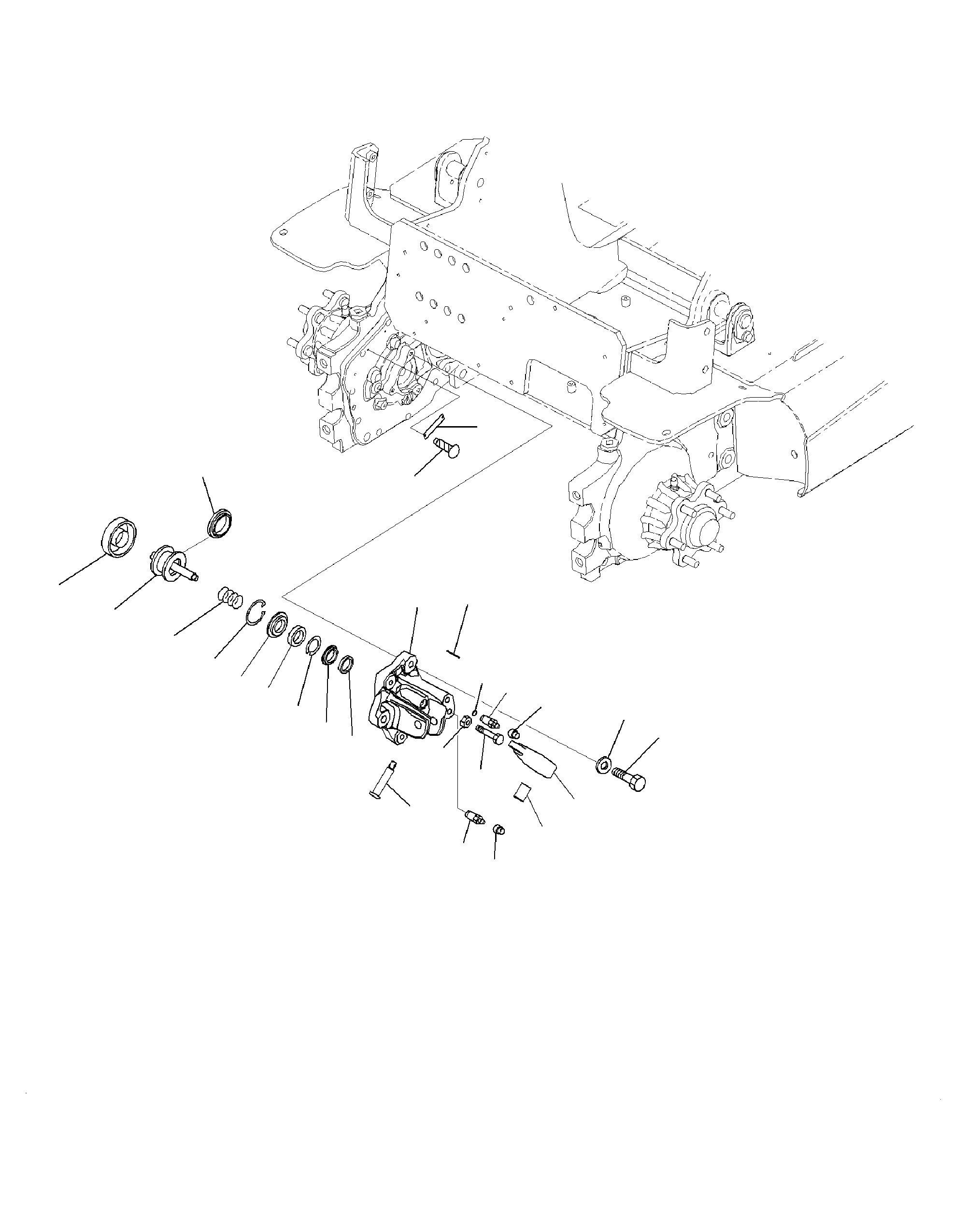 CYLINDER ASSY, R.H. 3BA-30-75310 KOMATSU