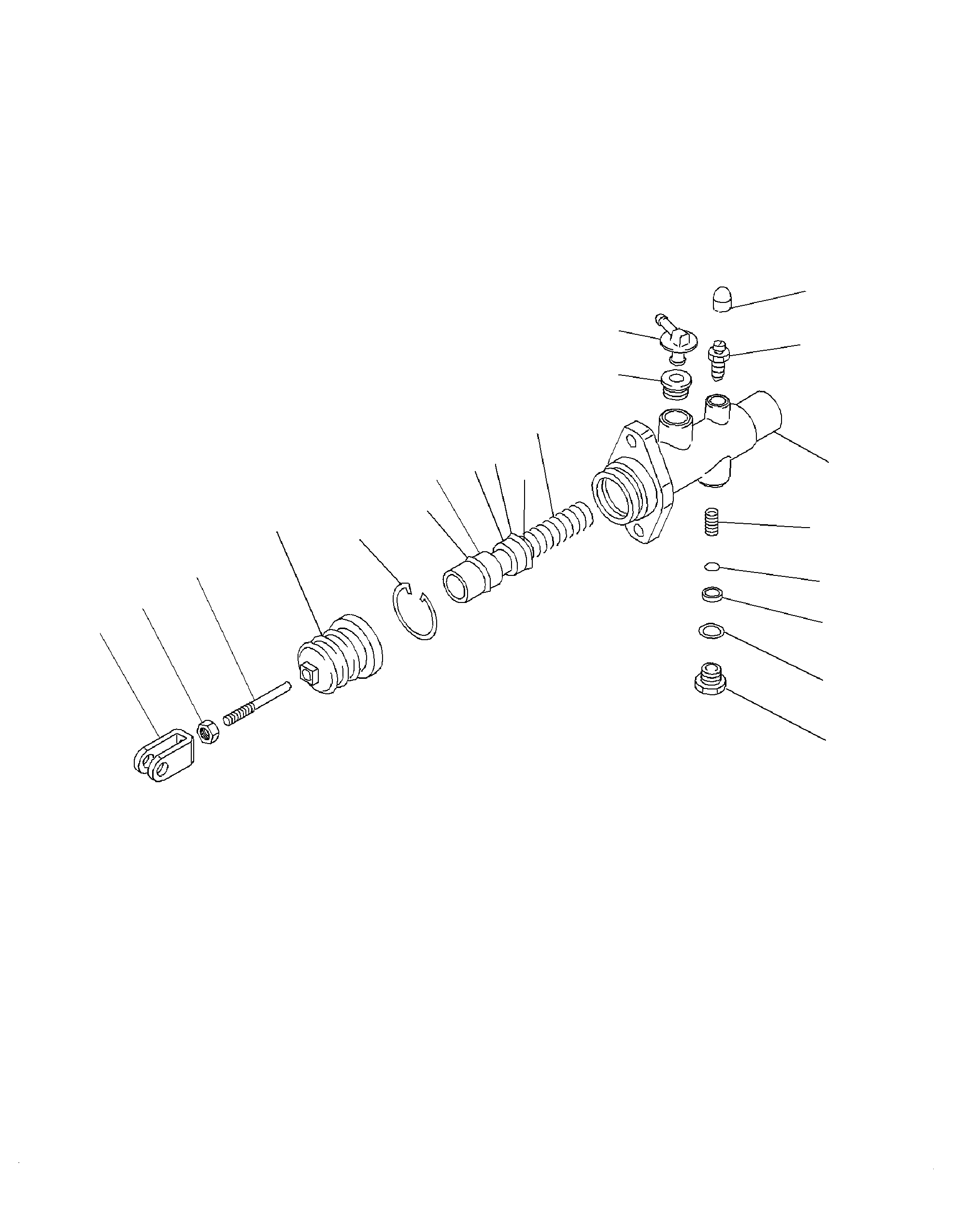 REPAIR KIT, BRAKE MASTER CYLINDER 30B-36-12910 KOMATSU
