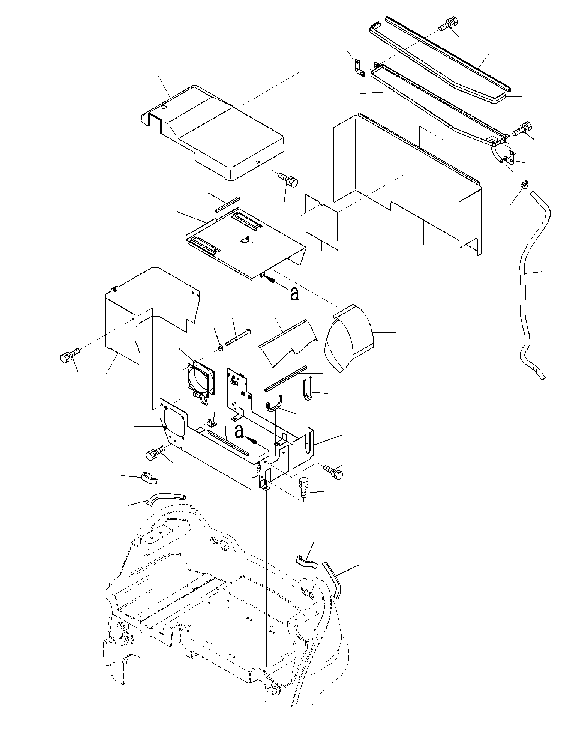 TRIM 37A-2FG-5010 KOMATSU