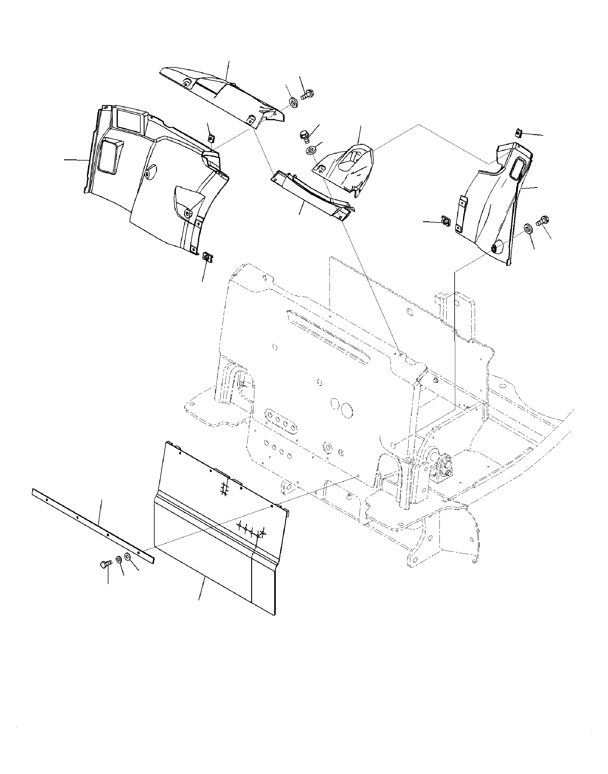 COVER 3BA-50-72810 KOMATSU