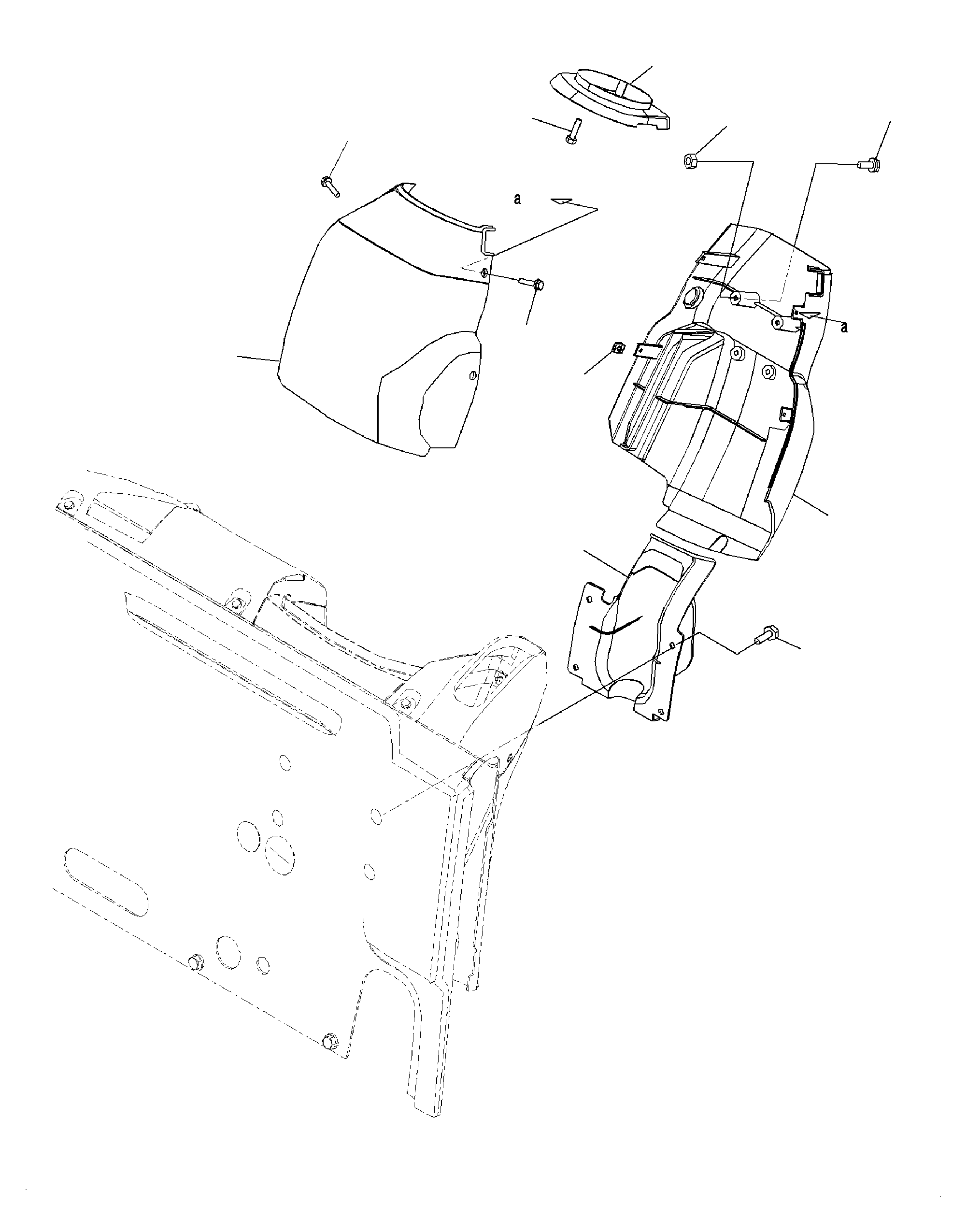 COVER 3BA-50-72930 KOMATSU