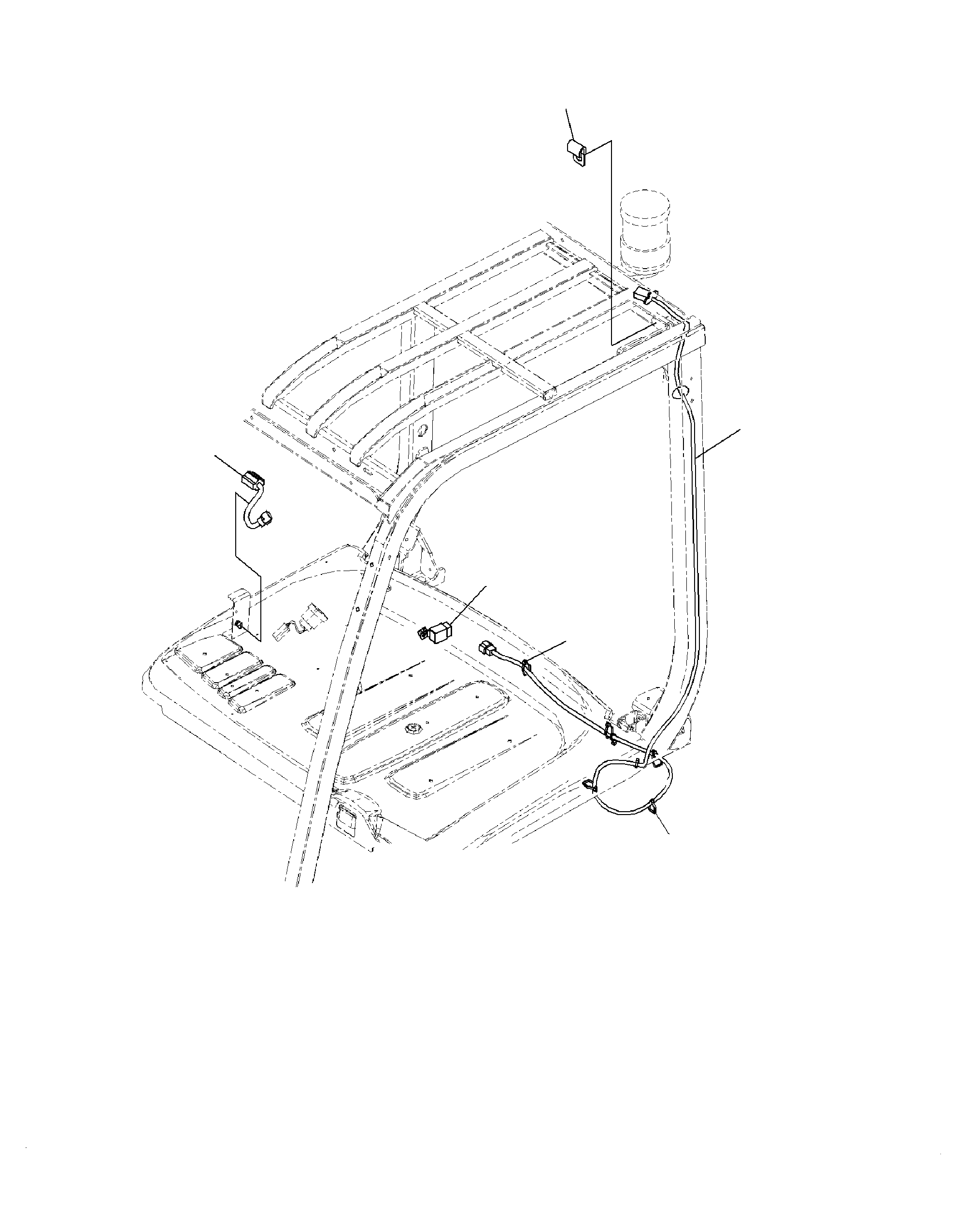 WIRE HARNESS 3BA-57-72211 KOMATSU