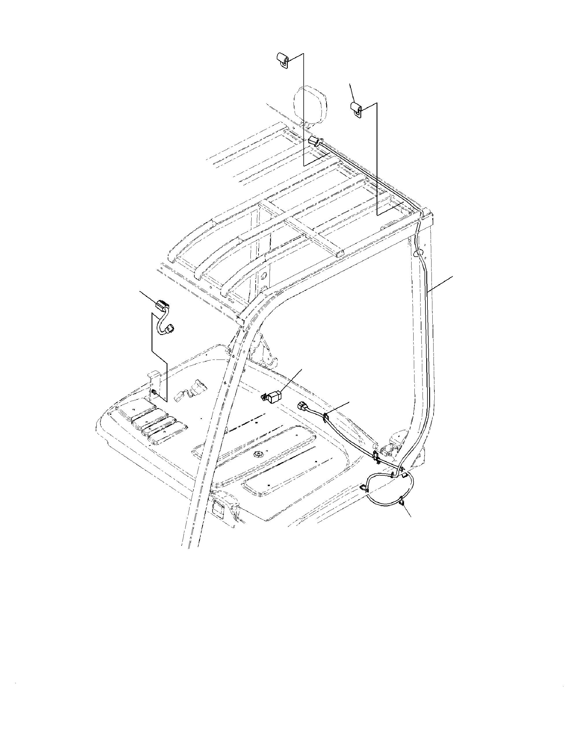 WIRE HARNESS 3BA-57-72320 KOMATSU