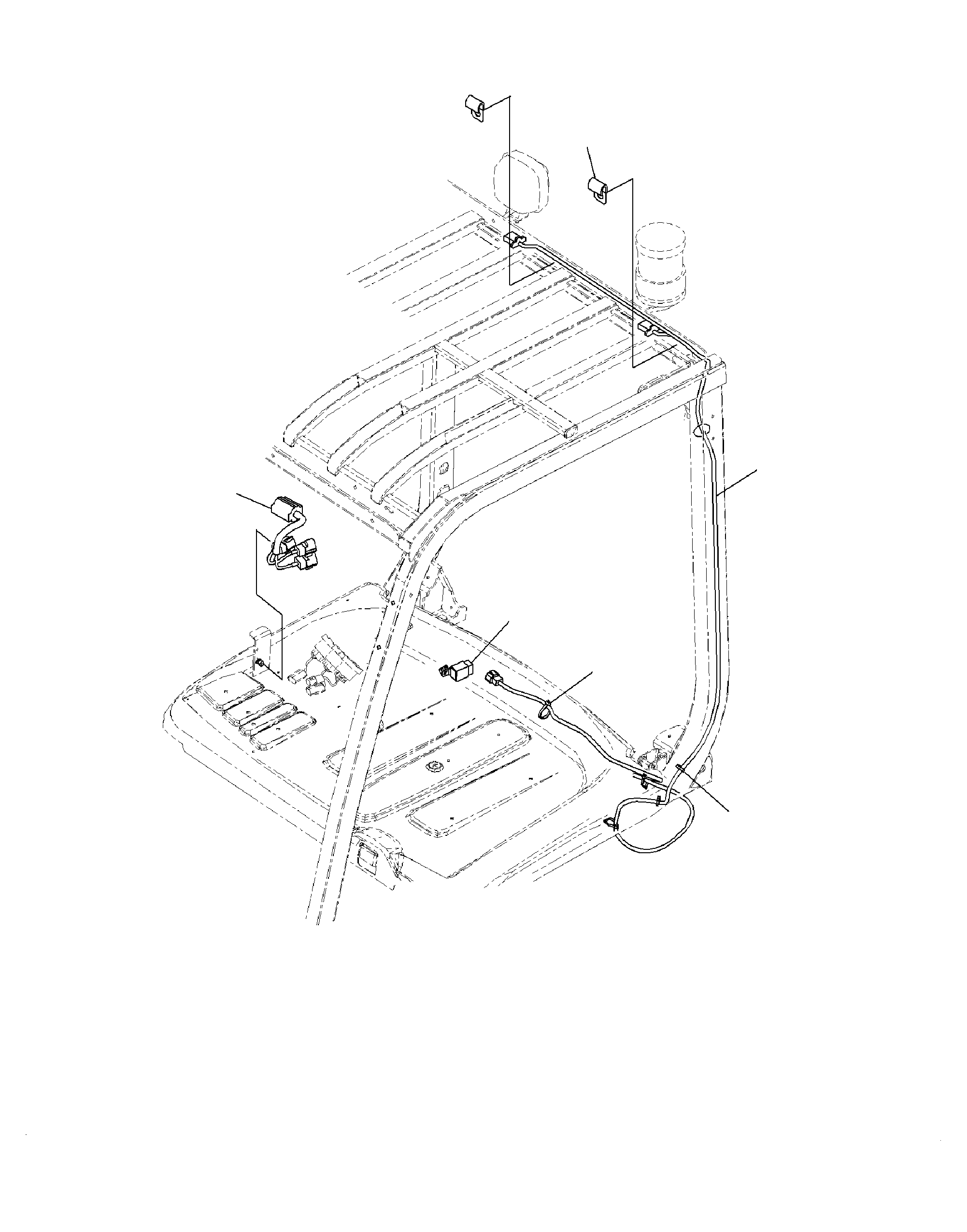 WIRE HARNESS 3BA-57-72611 KOMATSU