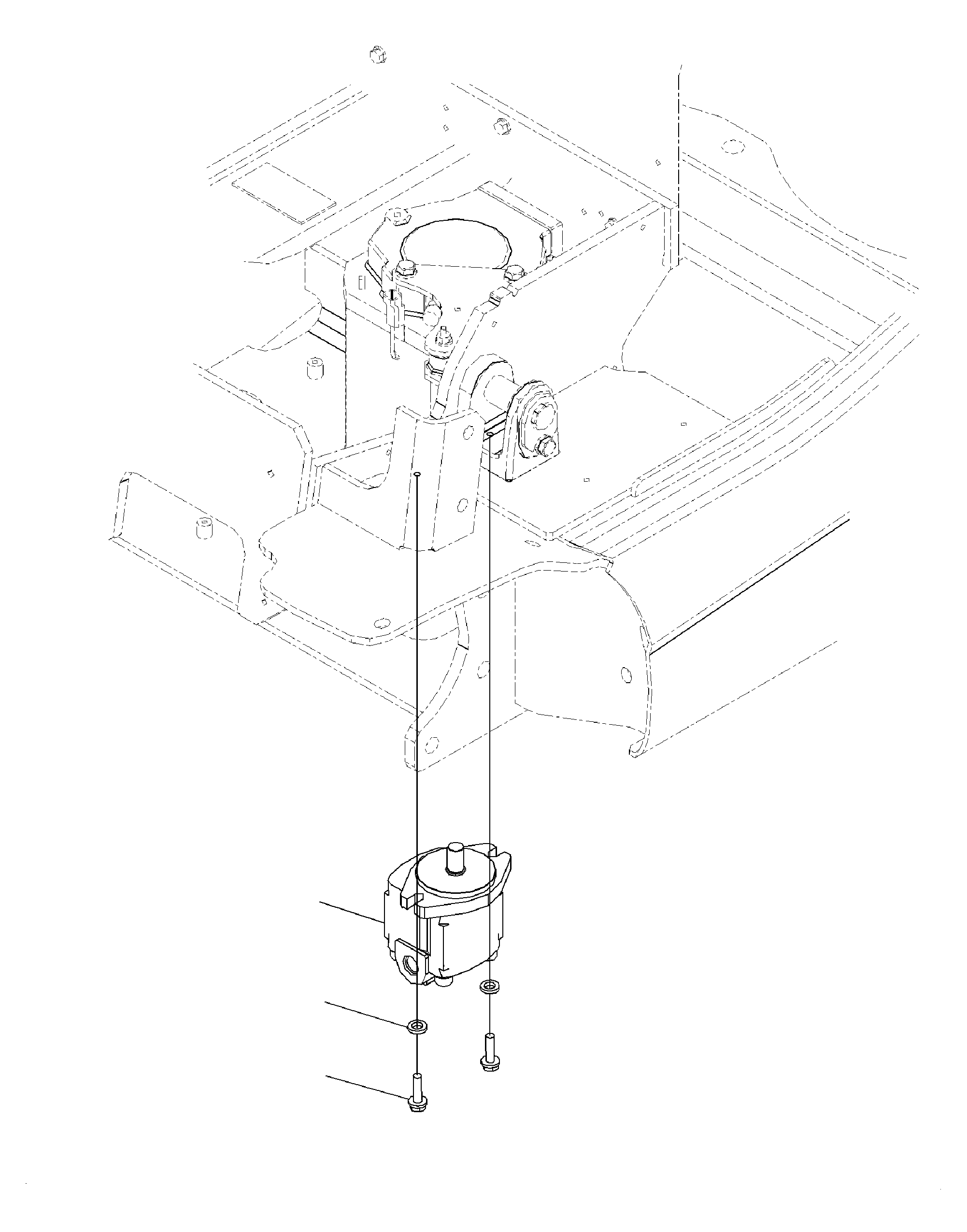 PUMP ASSY, HYDRAULIC 3BA-60-71110 KOMATSU