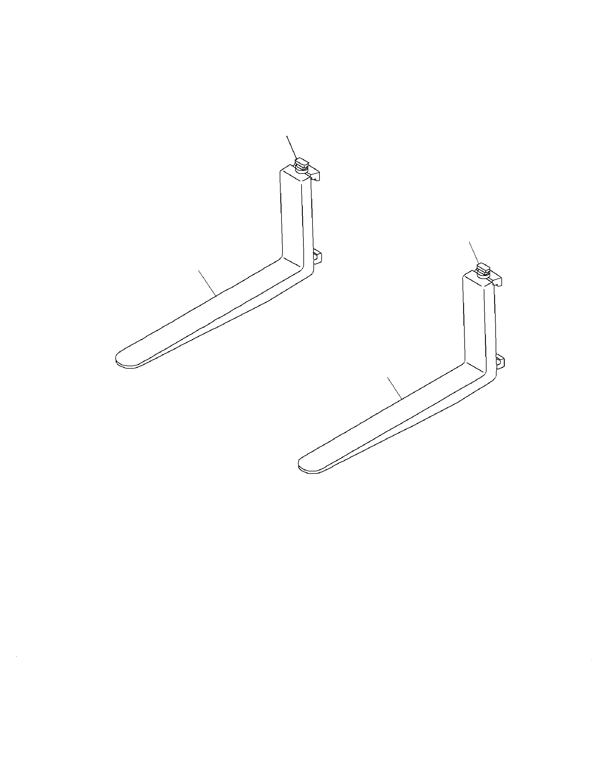 FORK ASSY (L=1220MM) (COLD) 3EB-71-00510UU KOMATSU