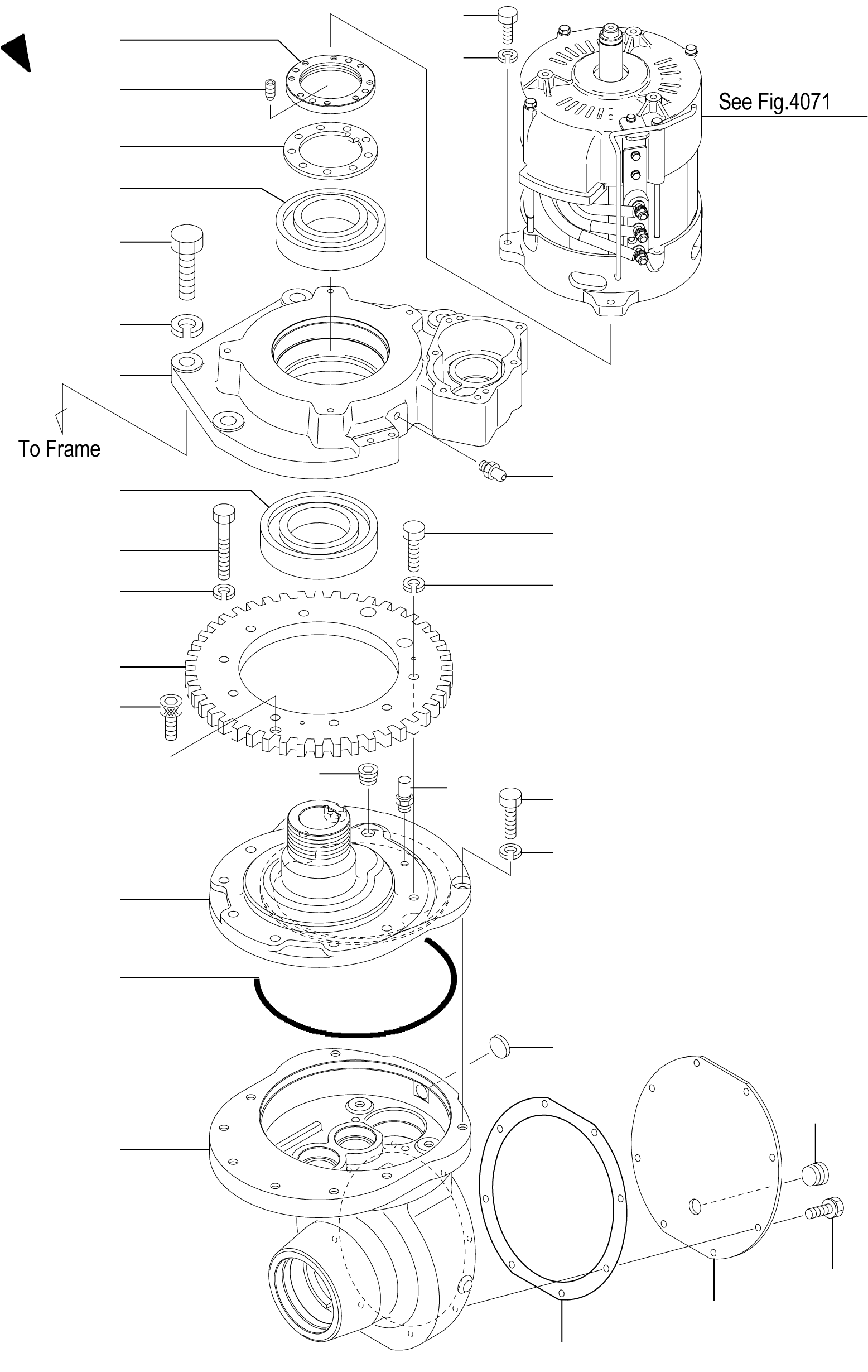 DRIVE (COMPLETE) NU50005-54792 KOMATSU