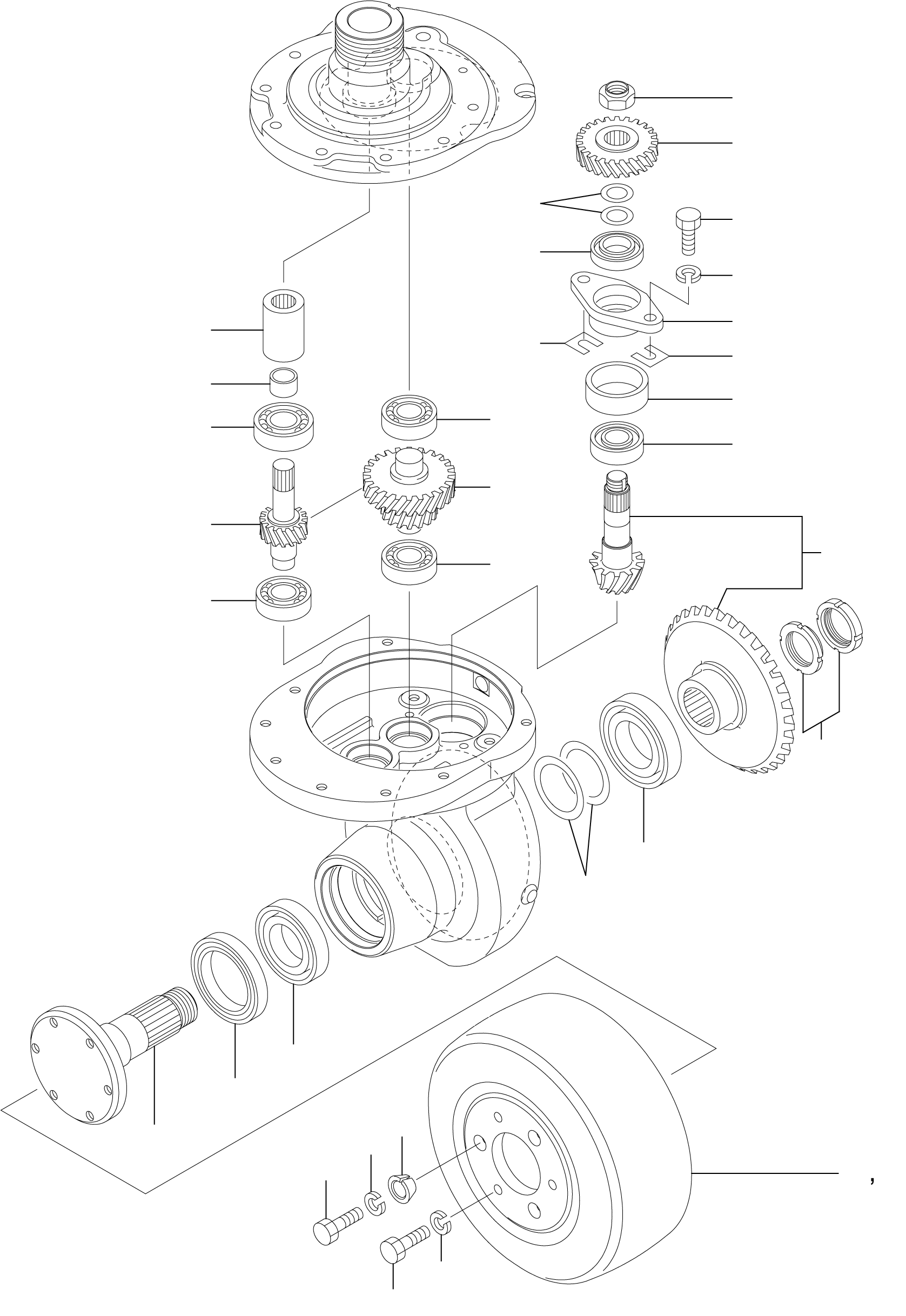WASHER, CONE NU4643-14240 KOMATSU