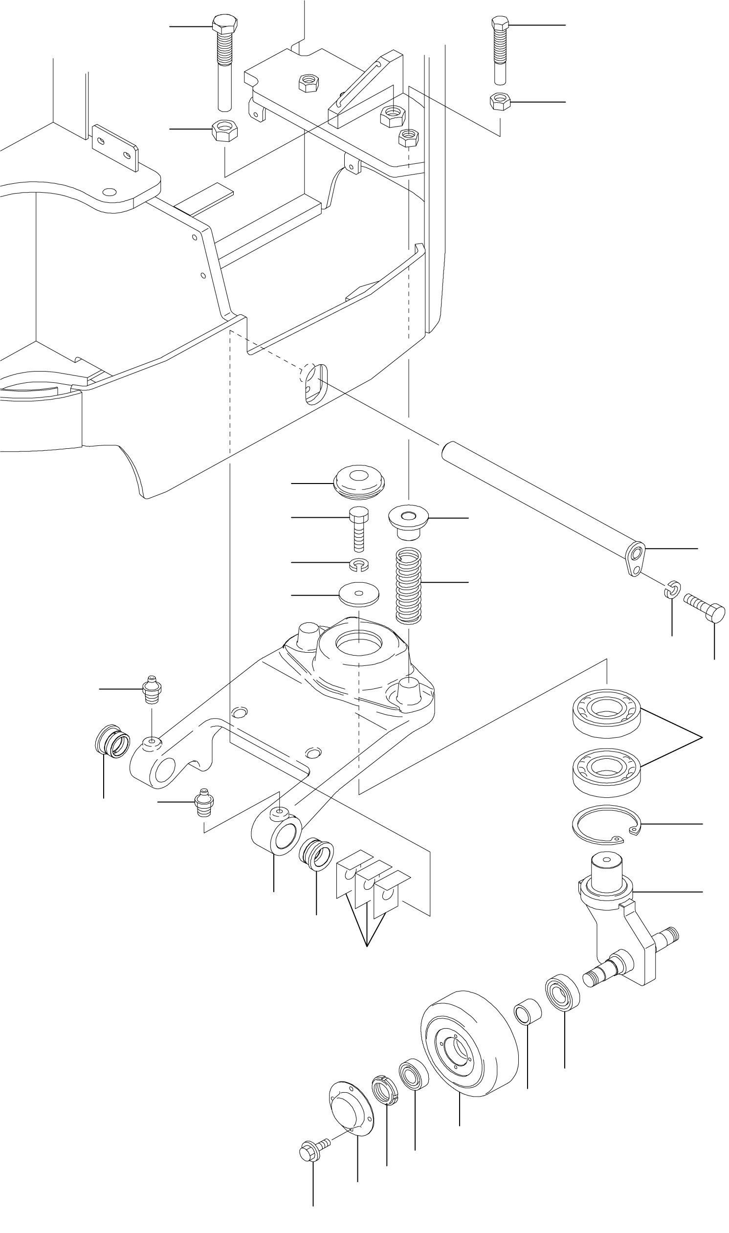 PIN, LINK (1) NU50005-54890 KOMATSU