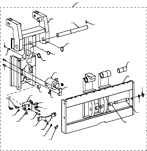 REAR CARRIER - DOUBLE REACH CC297985 KOMATSU
