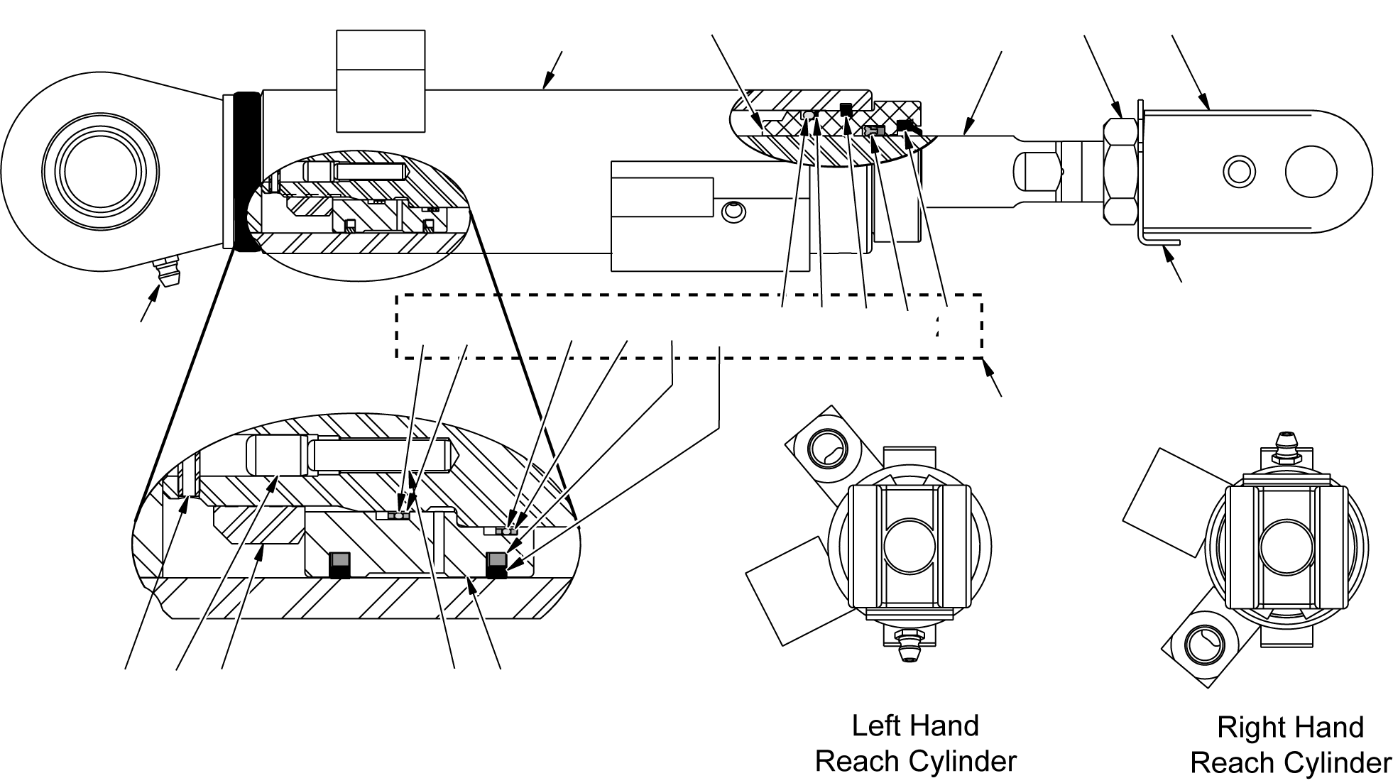 Цилиндр в сборе SEE FIG. 7266 & FIG. 7268 KOMATSU