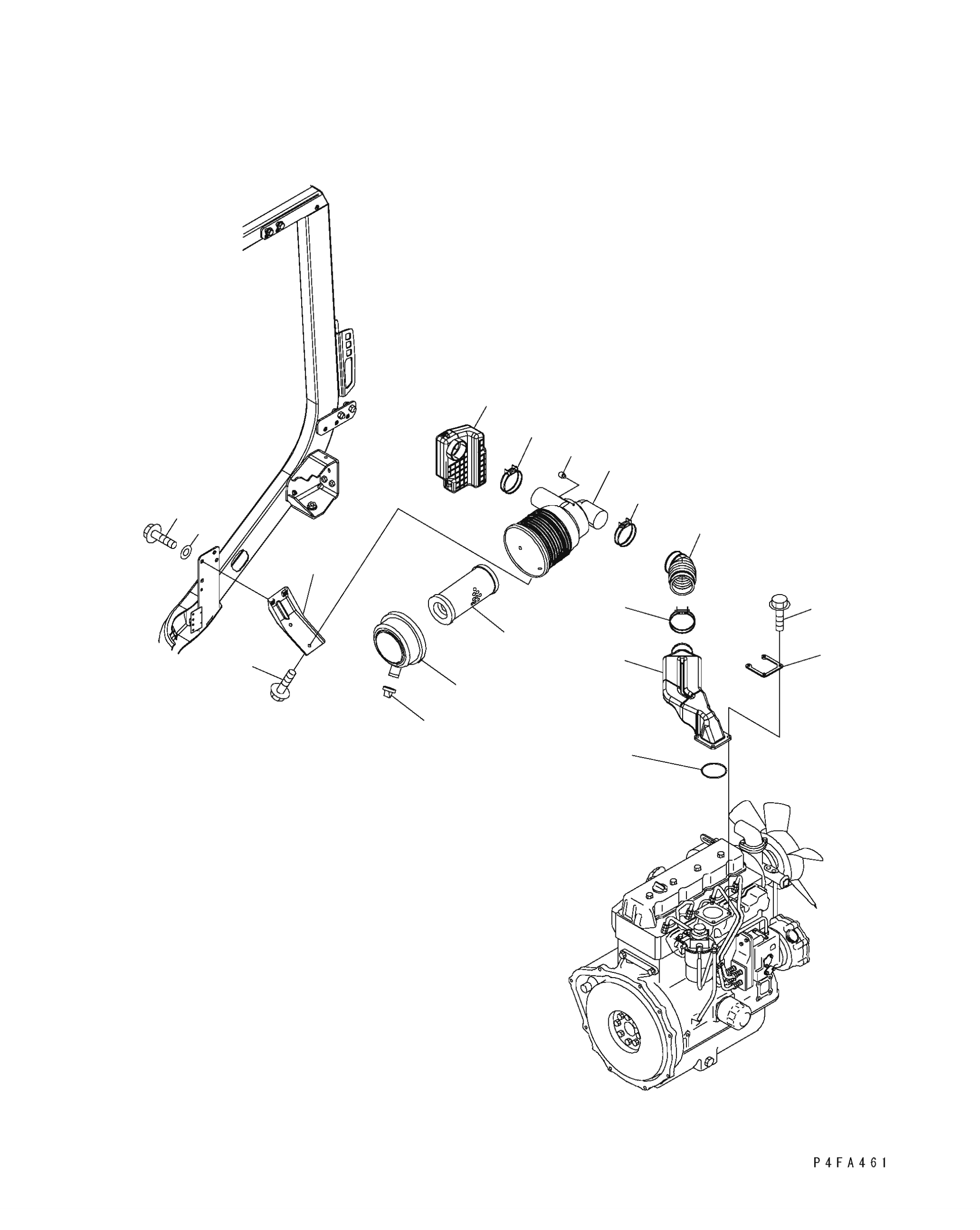 SILENCER (FD20H/25H/30H/35A) 3EB-02-52311 KOMATSU