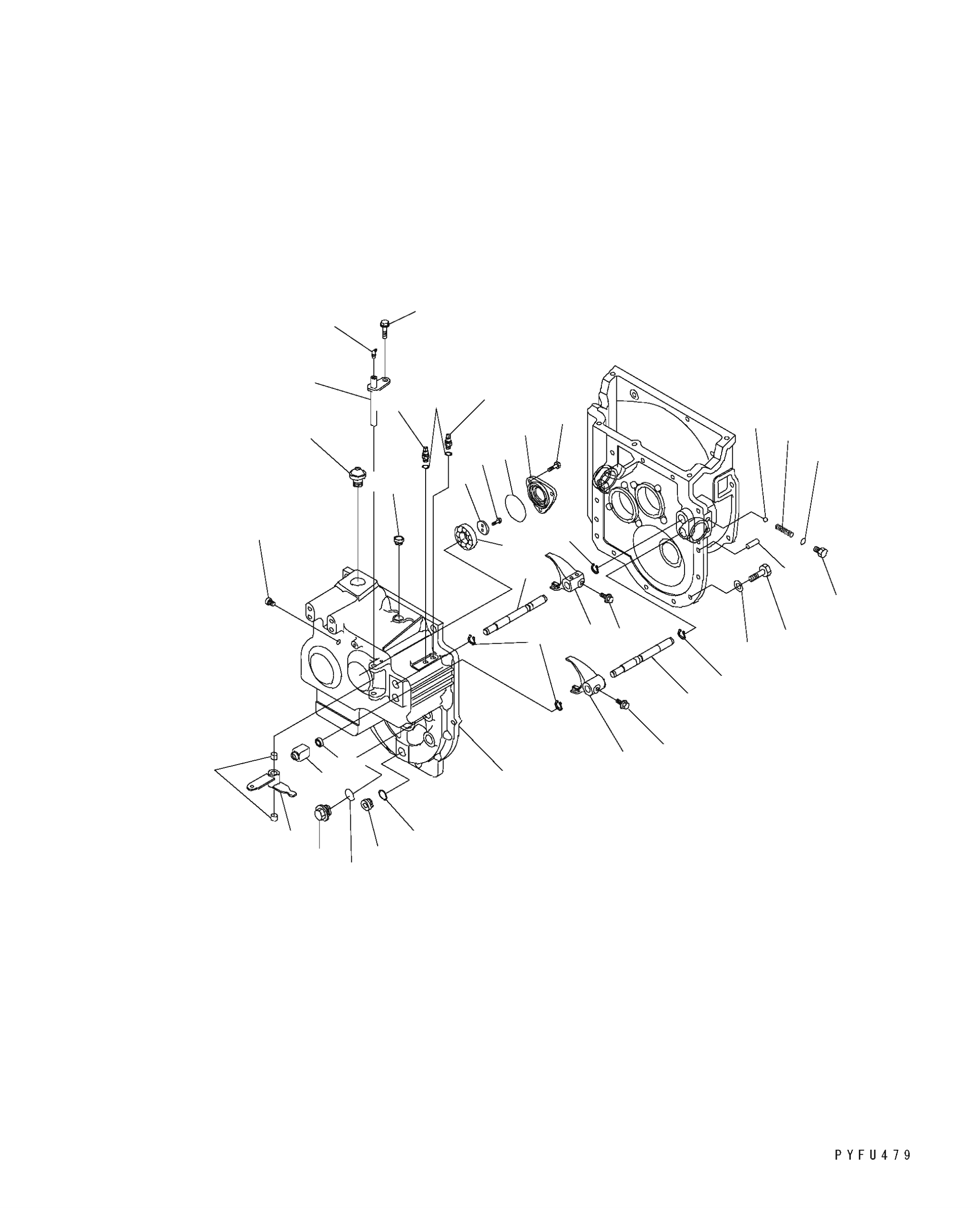 YOKE, HIGH AND LOW 3EB-14-51160 KOMATSU