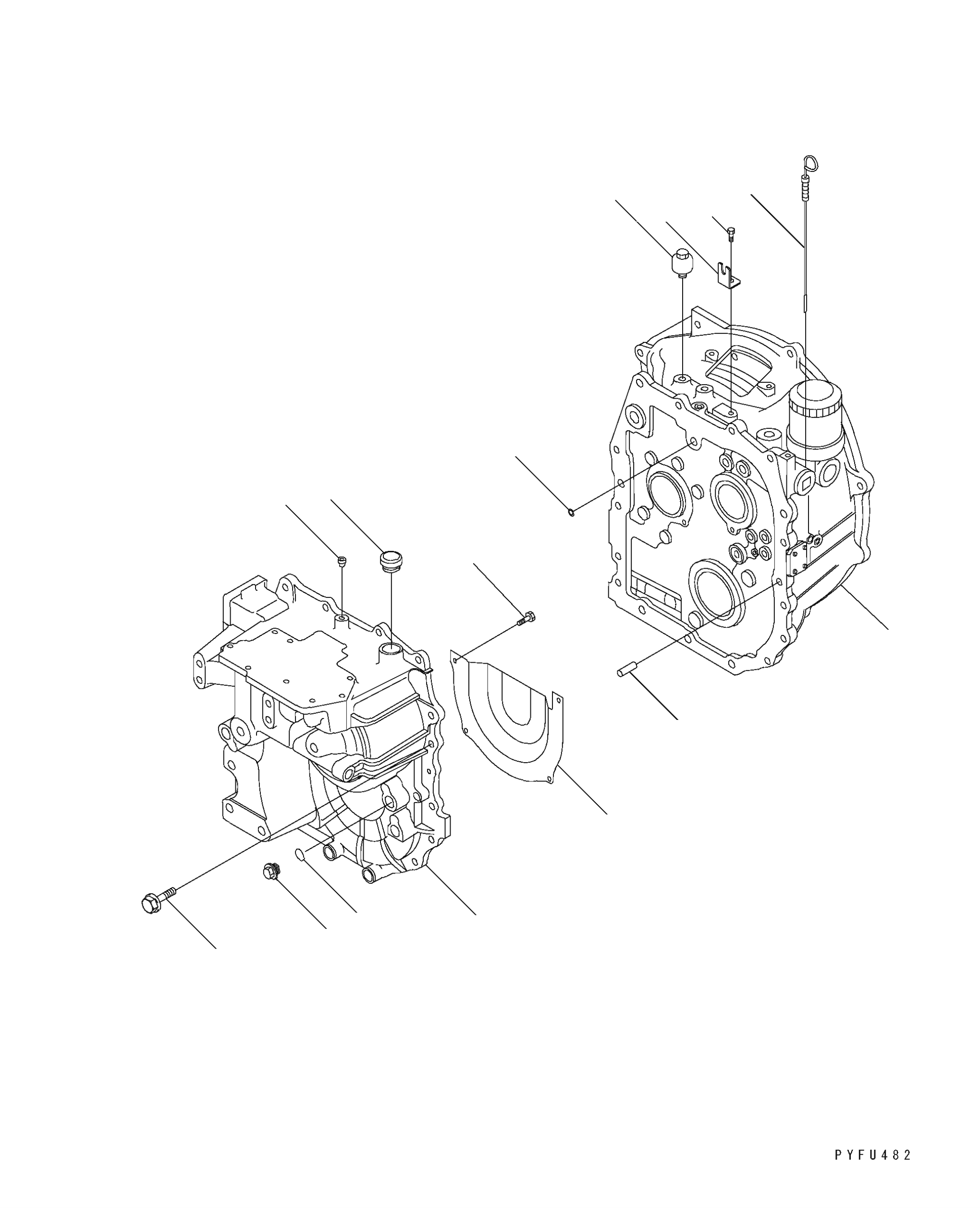 TORQUE CONVERTER A., STD, B1 3EB-13-51201 KOMATSU