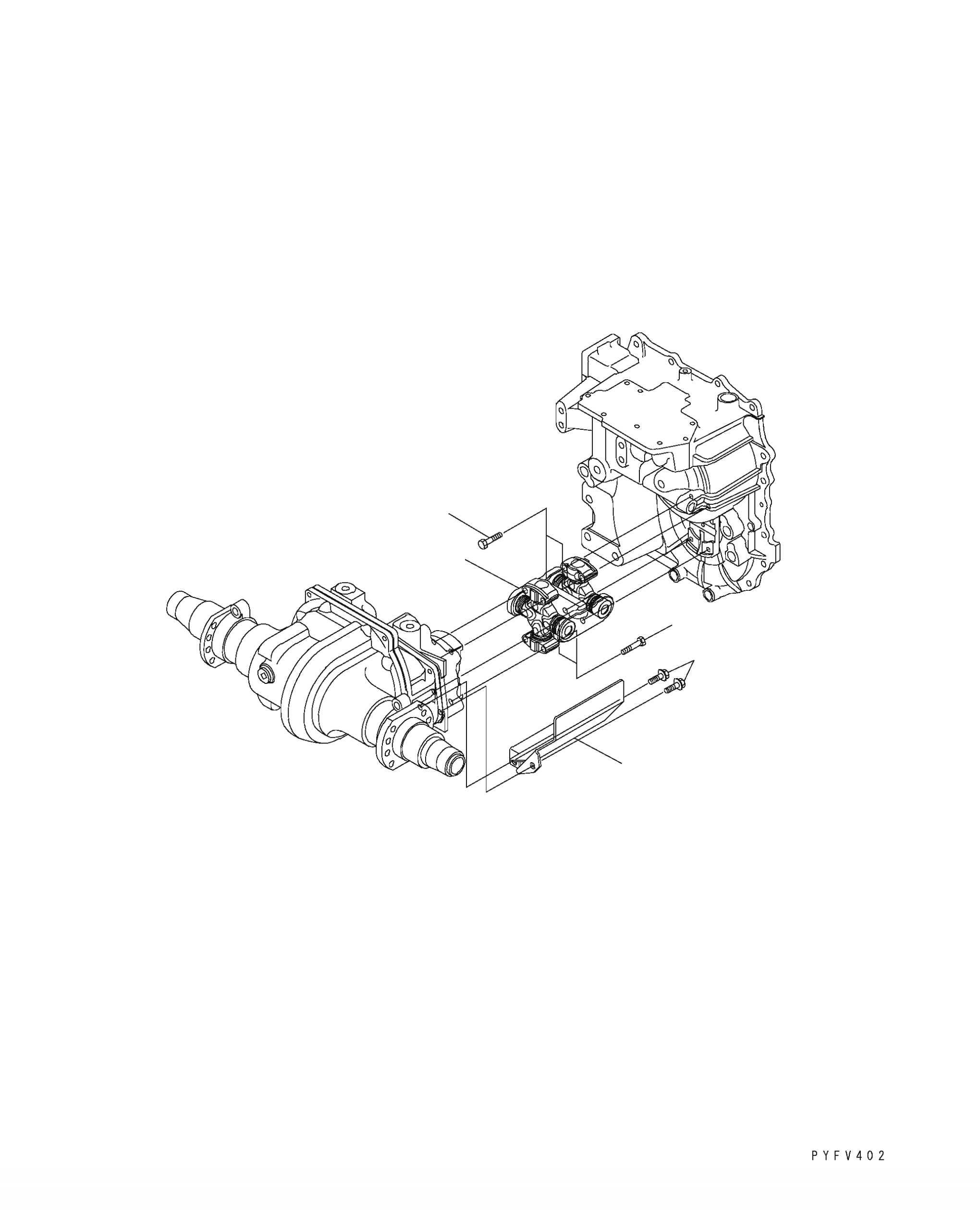 PROPELLER SHAFT, KOYO 3EB-20-51310 KOMATSU