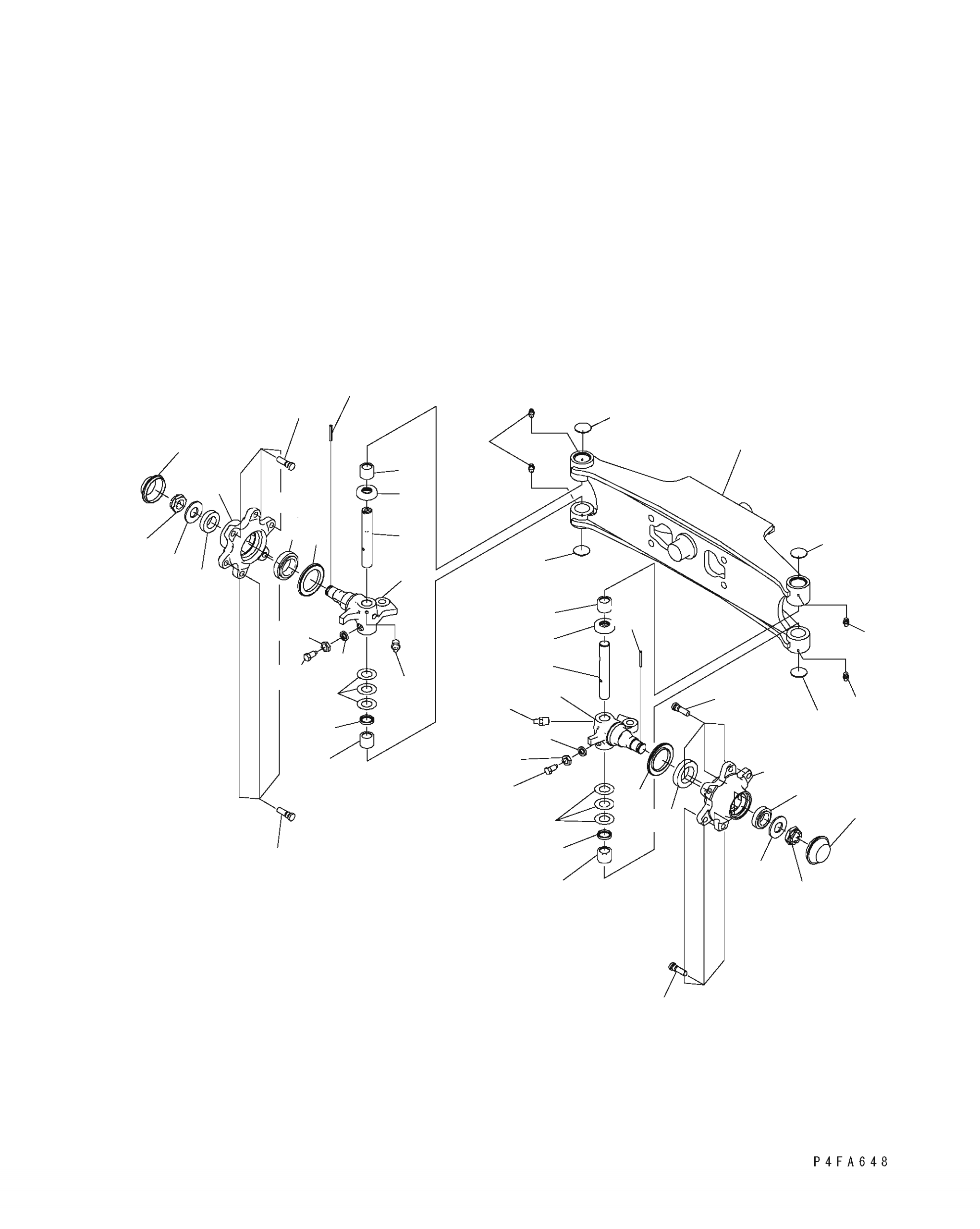 BEARING KIT, R. H., KING PIN 3EB-24-05141 KOMATSU