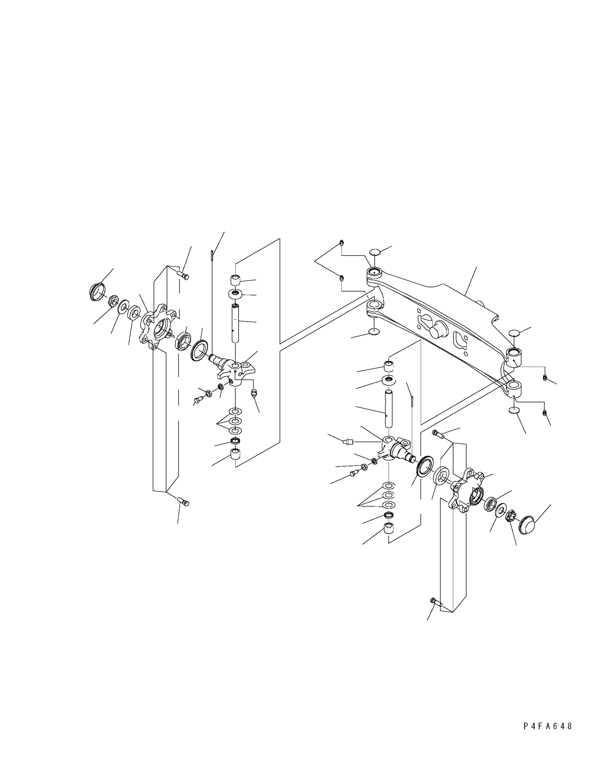 AXLE 3EB-24-62510UA KOMATSU