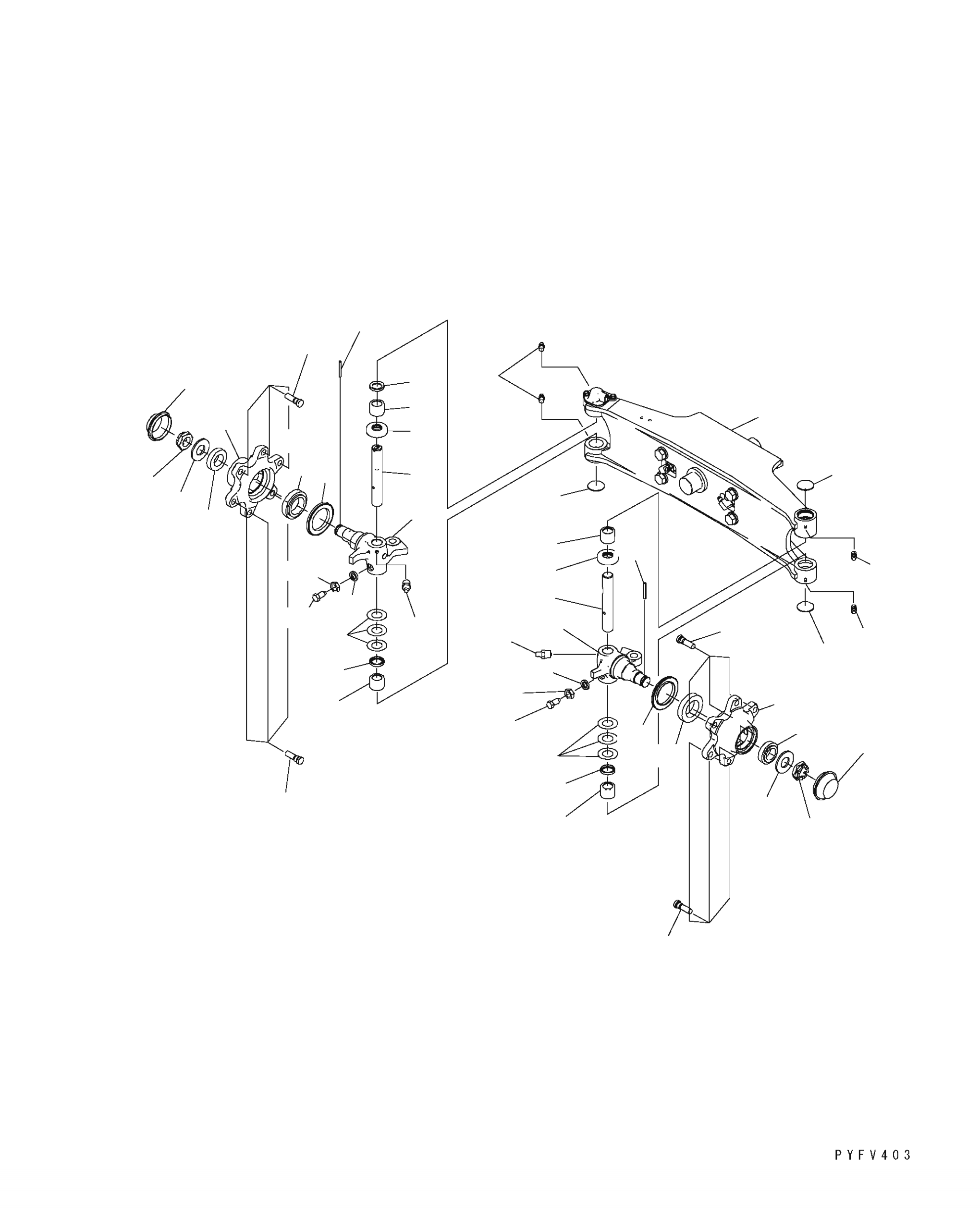 AXLE 3EB-24-51114UA KOMATSU