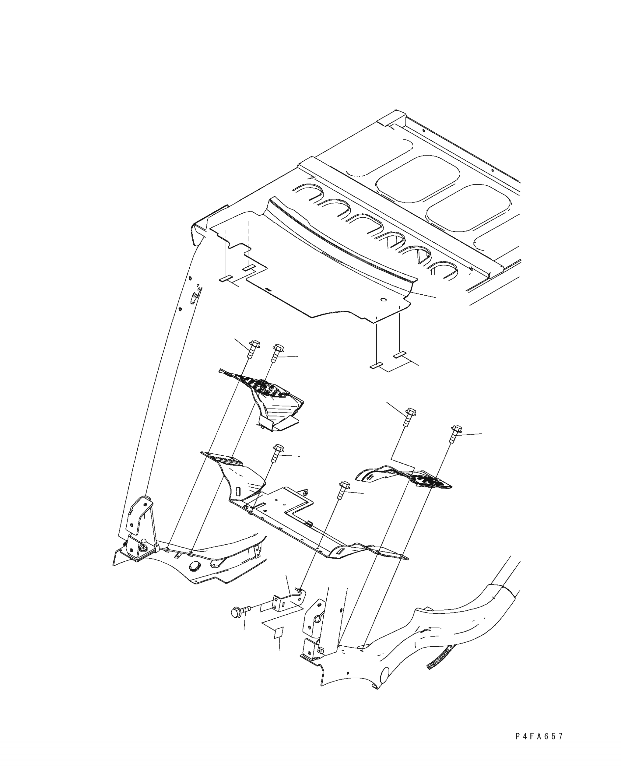 FLOOR PLATE 3EB-50-51511XC KOMATSU