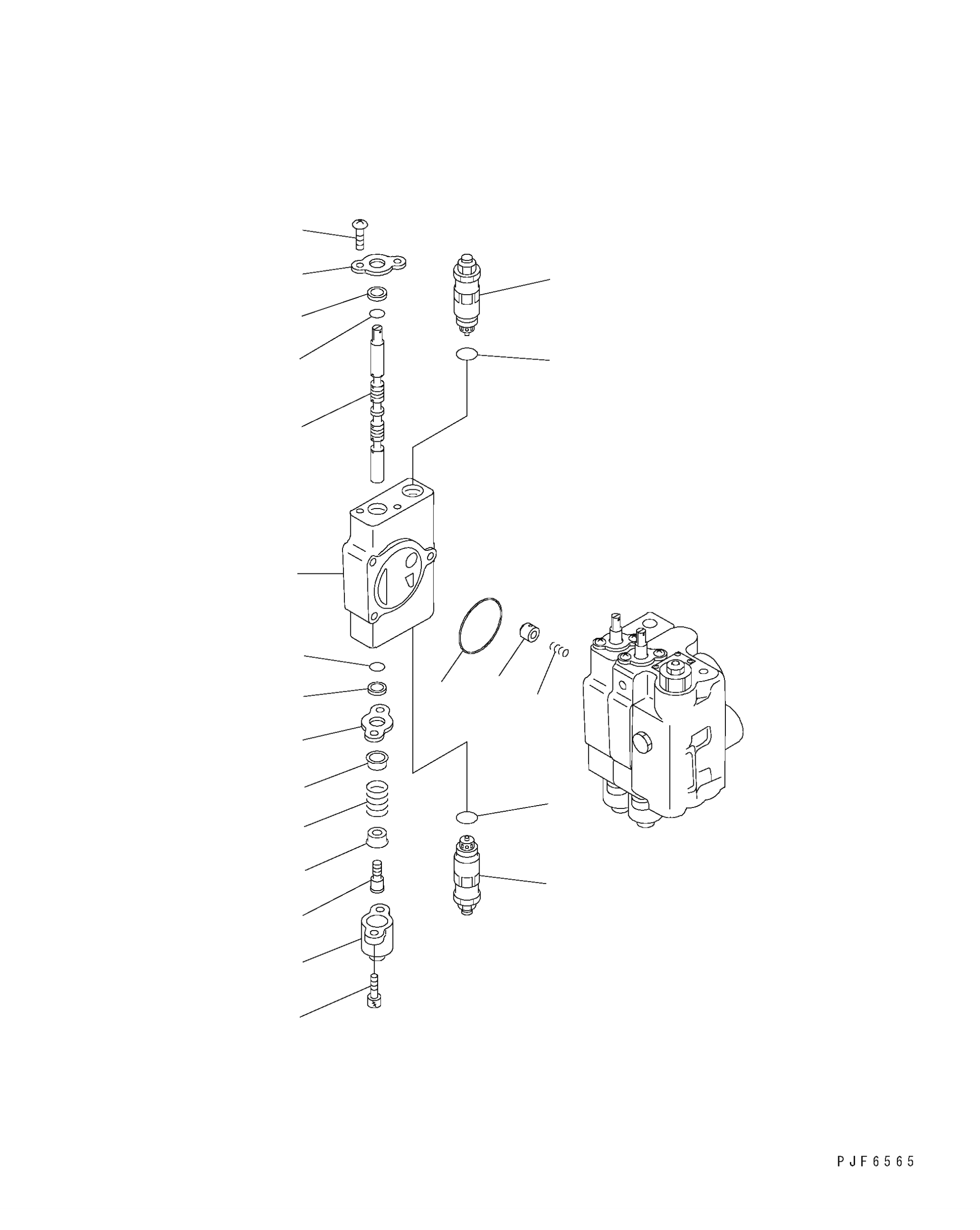 RELIEF VALVE ASSY 30A-61-11840 KOMATSU