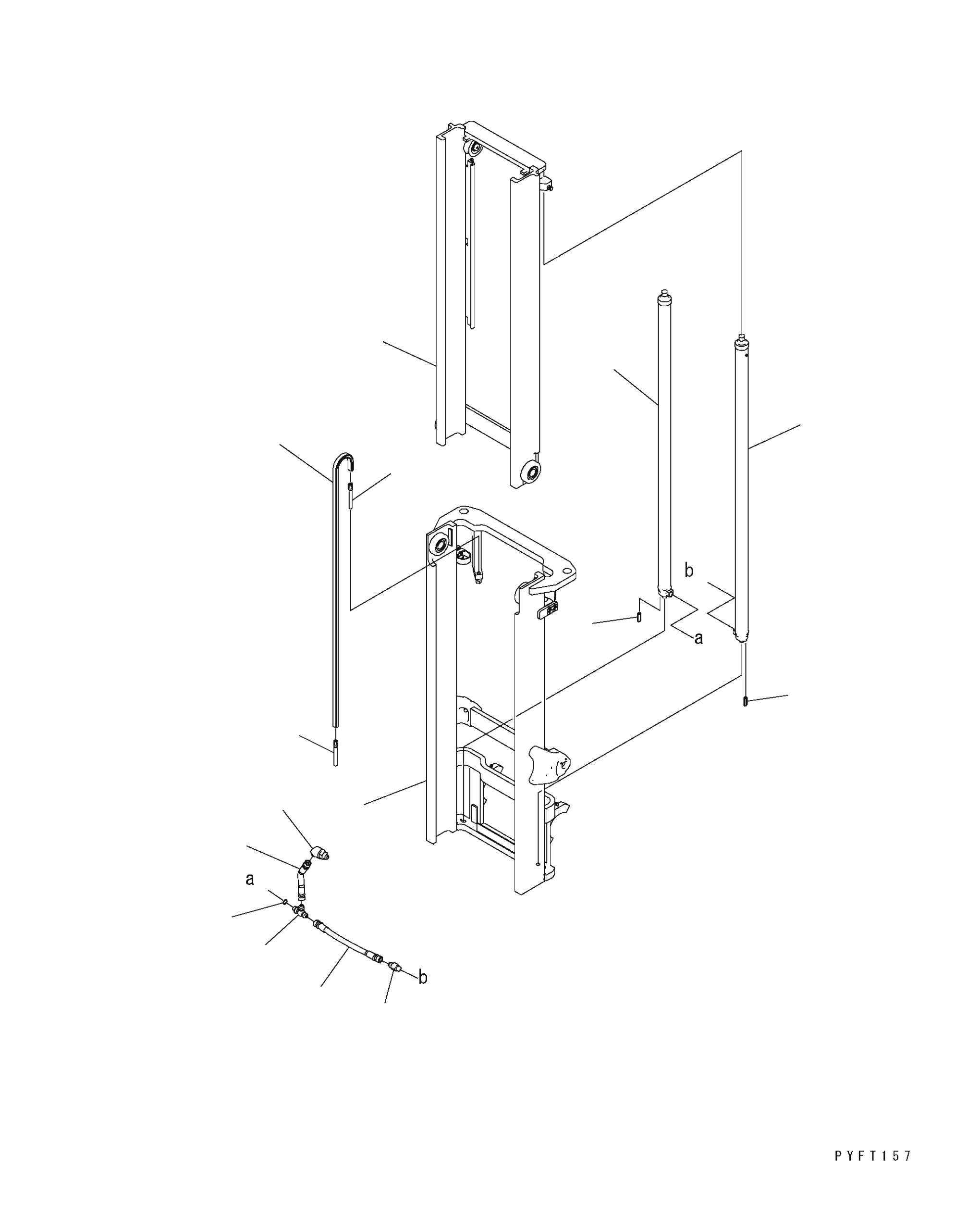 MAST, INNER (3.5M) 37B-7AD-6350 KOMATSU