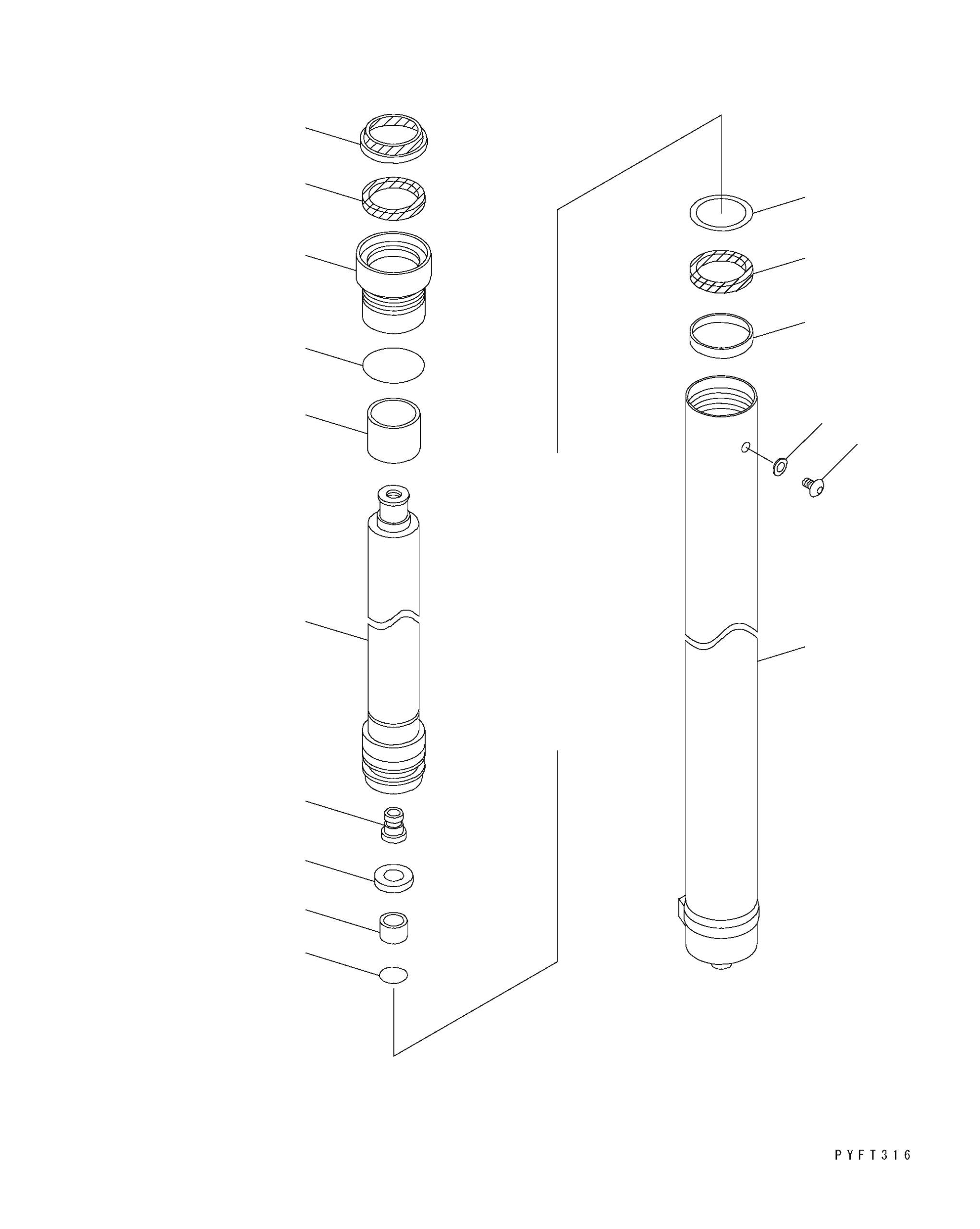 ROD (3.5M) 30B-63-12540 KOMATSU
