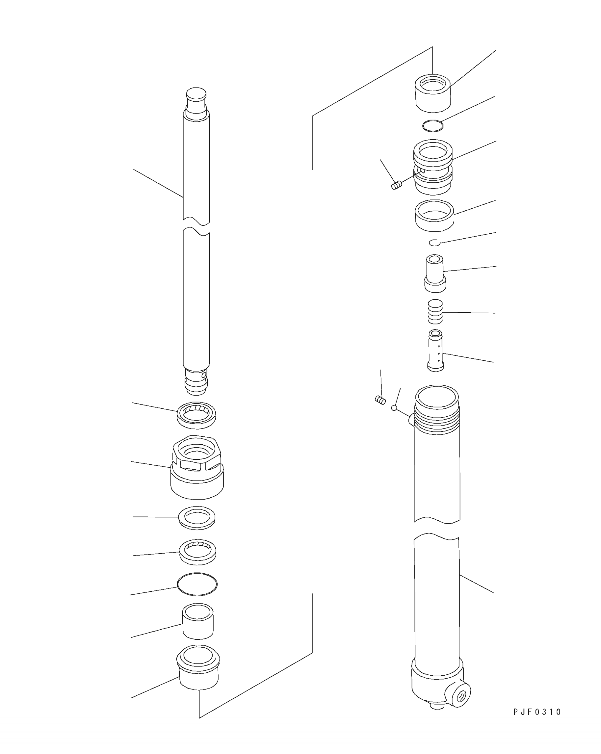 CYLINDER (4.5M) 37B-MAV-2450 KOMATSU