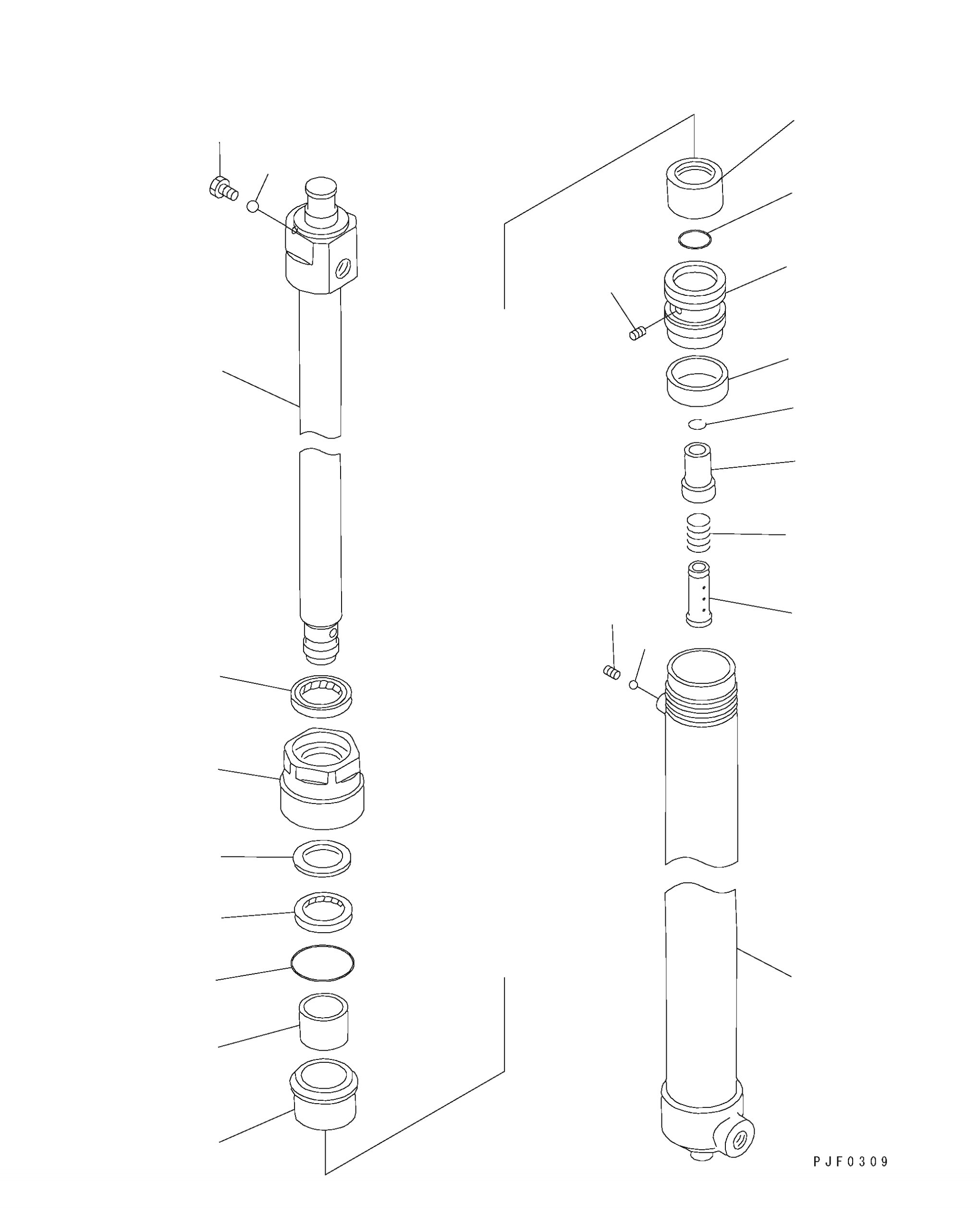 ROD (3.3M MAST) 37B-MBU-2330 KOMATSU