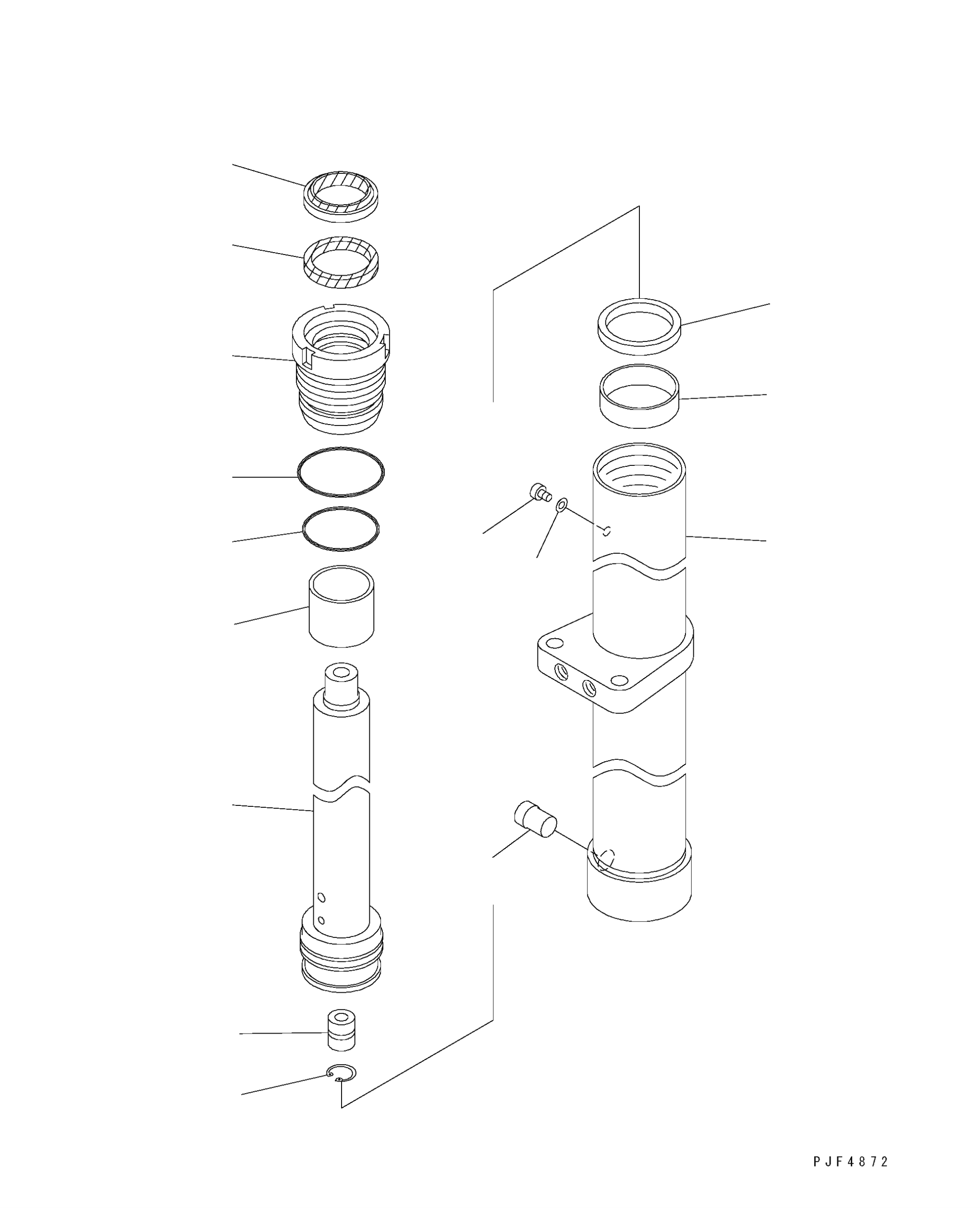 CYLINDER (4.0M) 37B-TBU-6400 KOMATSU
