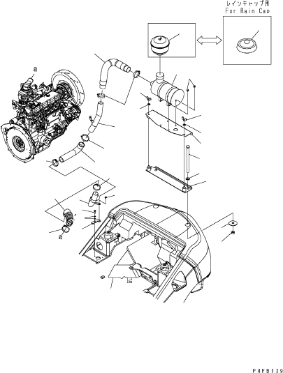 PRE-CLEANER 3EB-01-57640 KOMATSU