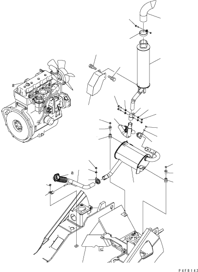 Лента 3EC-05-32880 KOMATSU