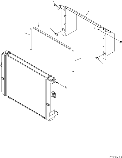 BACK COVER 3EB-04-62810 KOMATSU